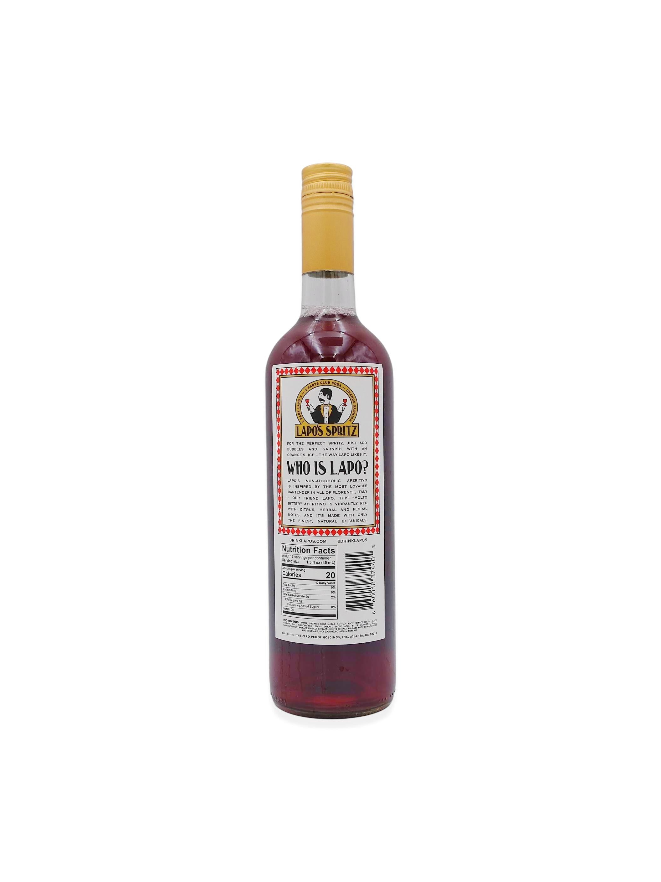 Lapo's Non-Alc Aperitivo 750mL