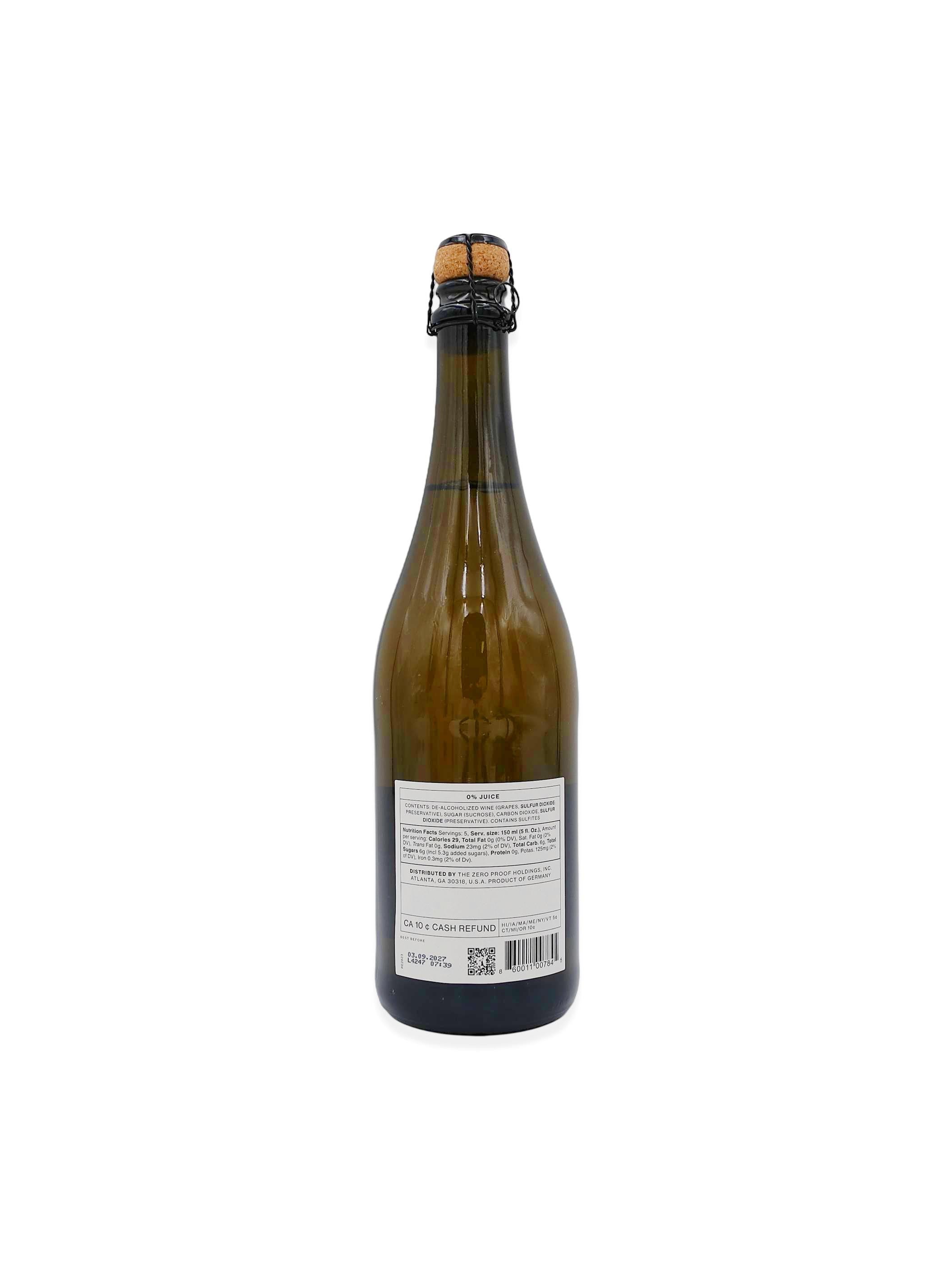 Oddbird Blanc de Blancs Sparkling Non-Alc White 750mL