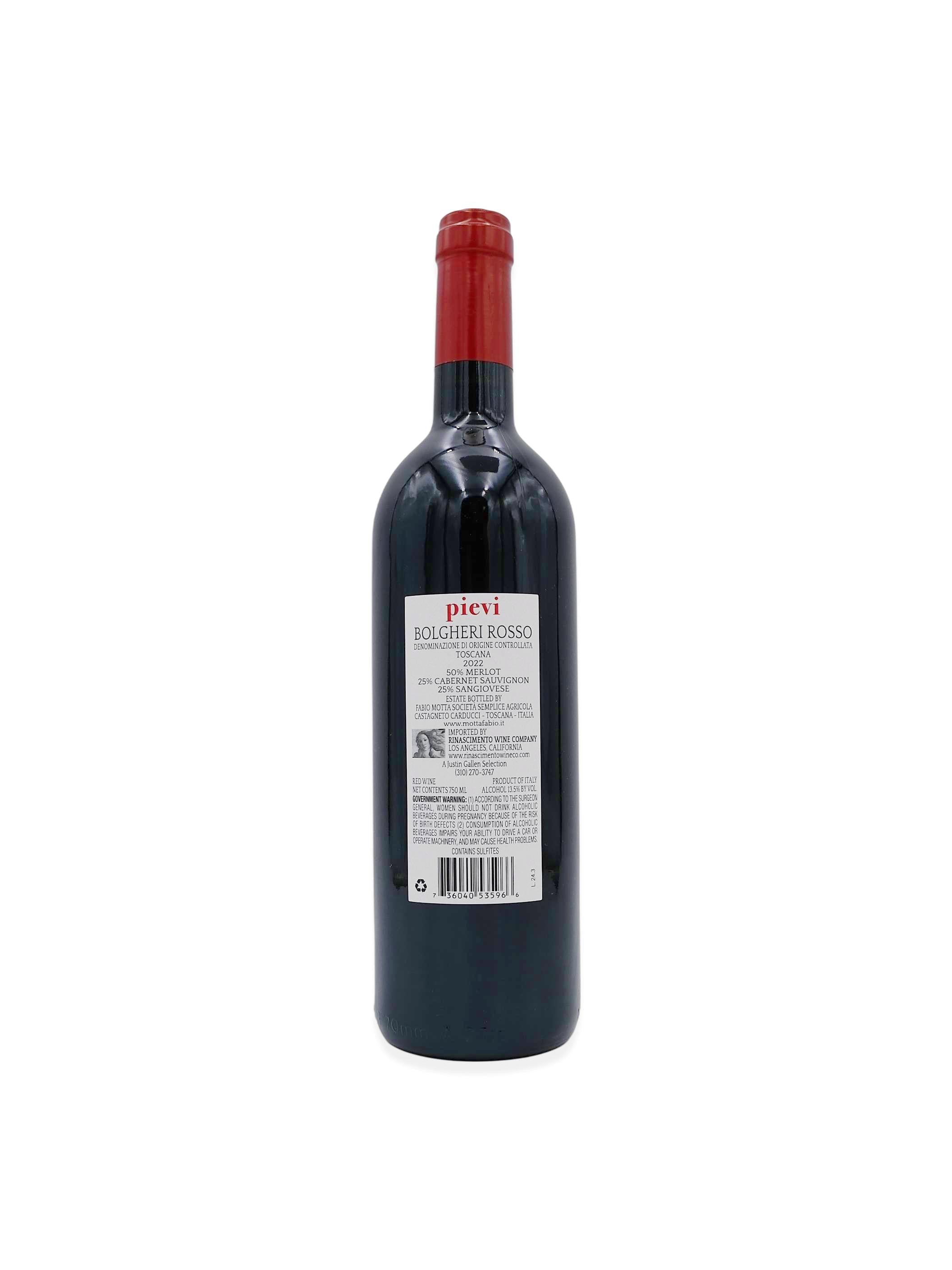 2022 Fabio Motta Bolgheri Rosso Pievi 750mL