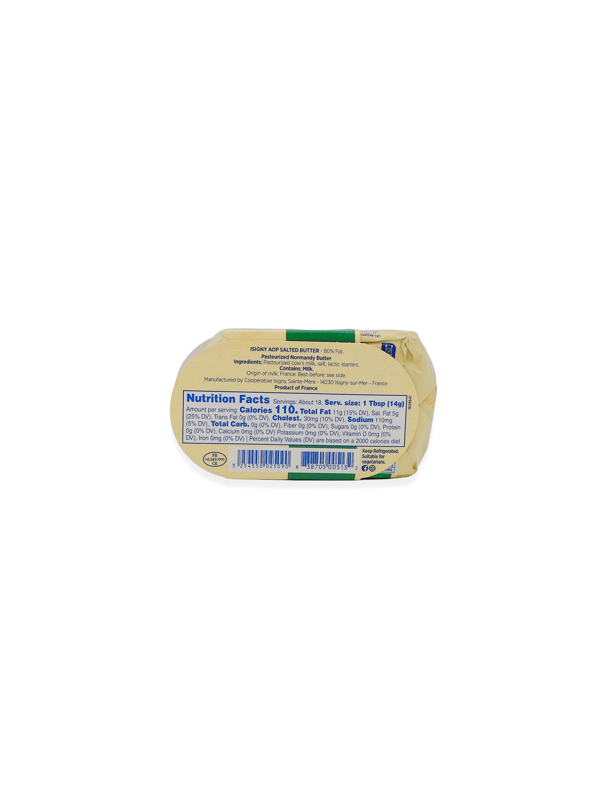 Beurre d'Isigny PDO Salted Butter 250g