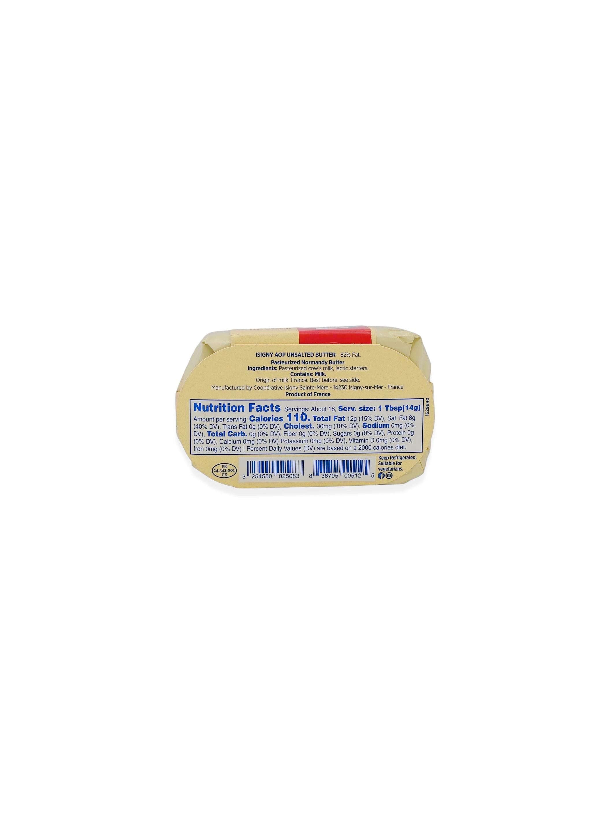 Beurre d'Isigny PDO Unsalted Butter 250g