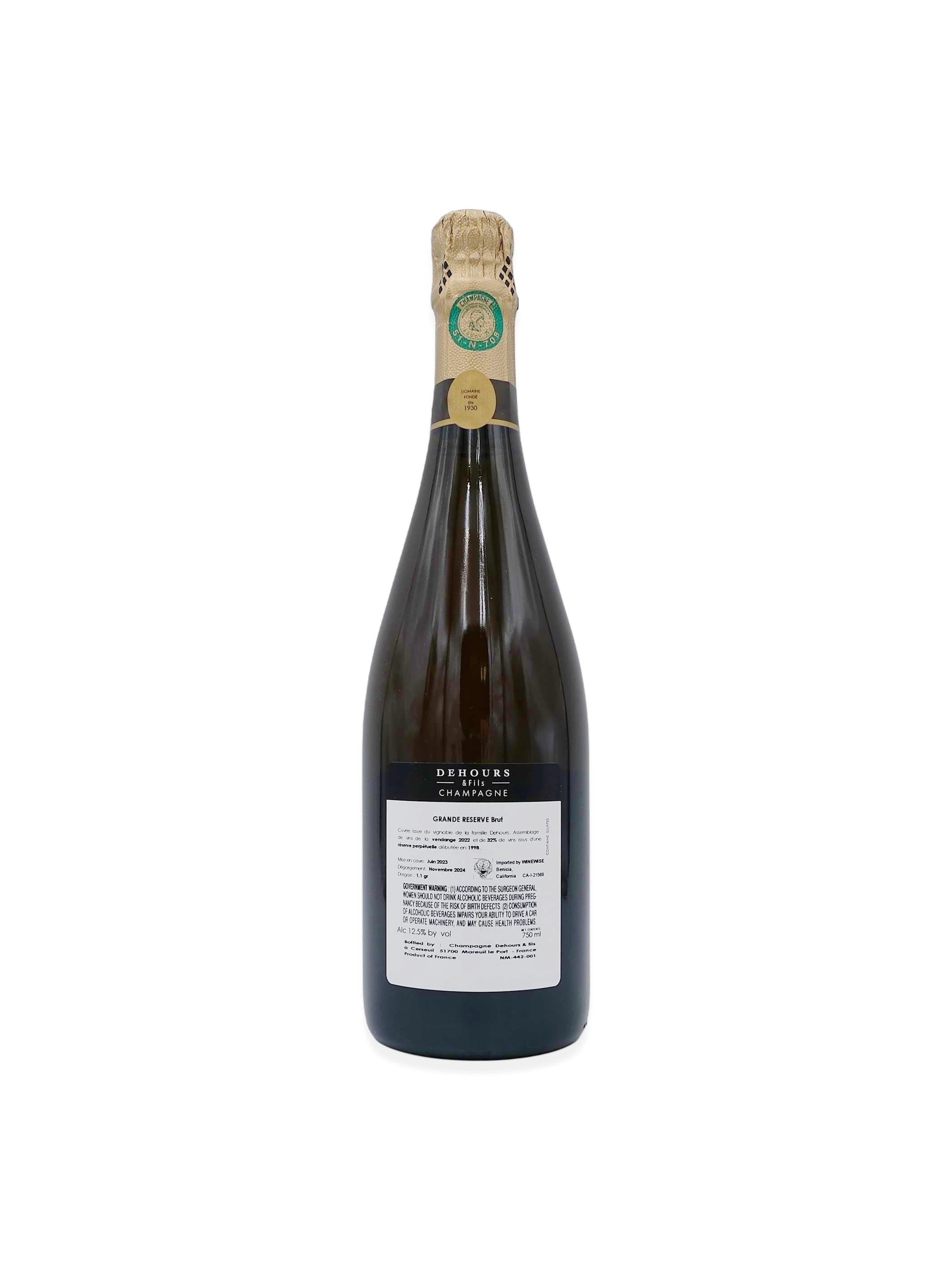NV Dehours & Fils 'Grande Reserve' Brut 750mL