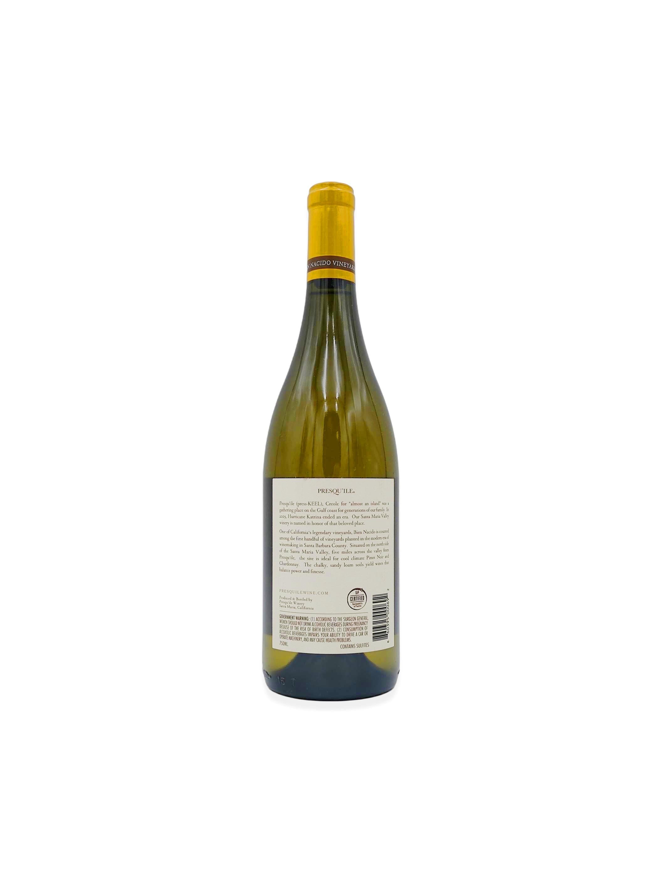 2021 Presqu'ile Bien Nacido Vineyard Chardonnay 750mL
