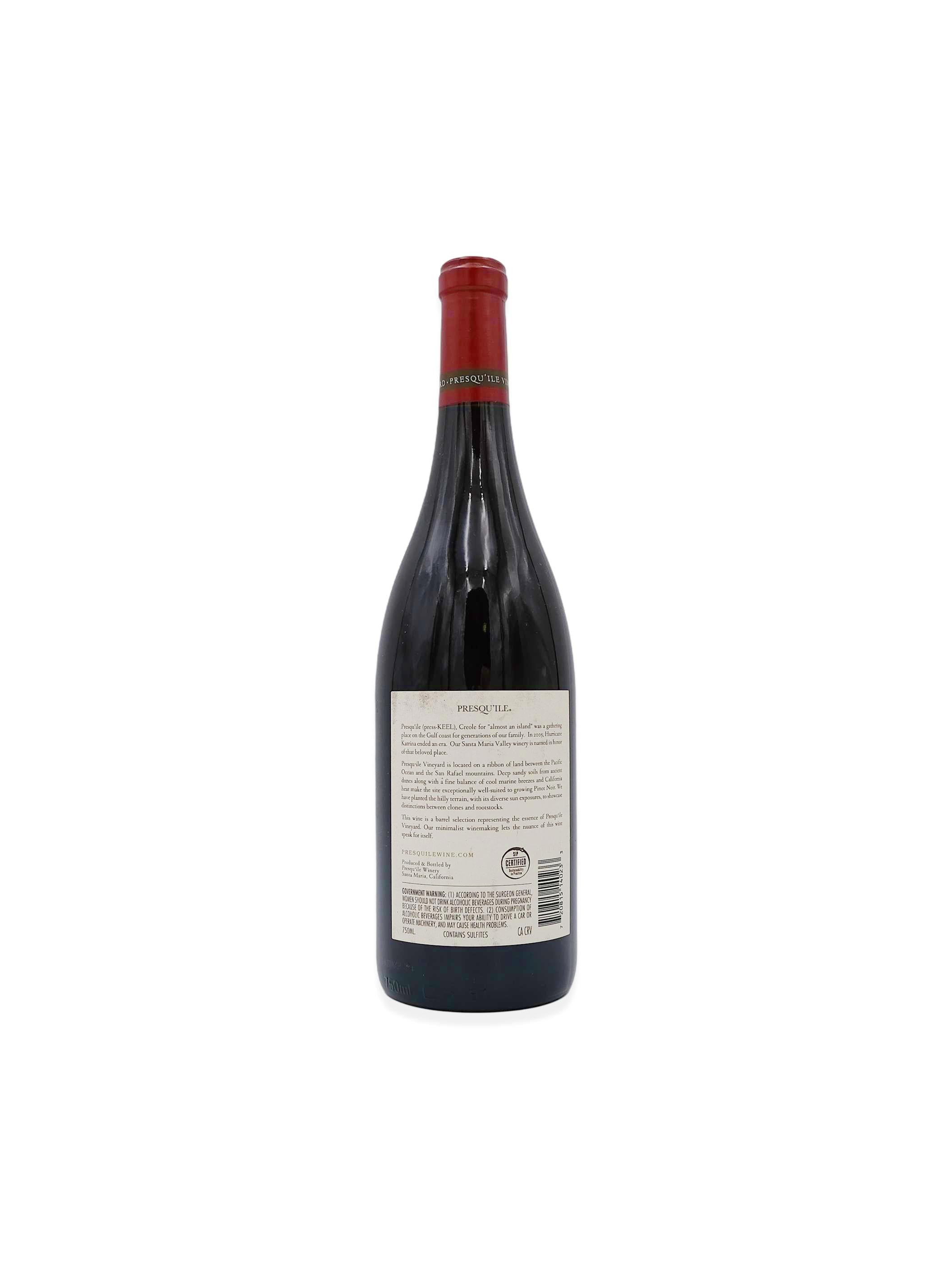 2023 Presqu’ile Estate Pinot Noir 750ml
