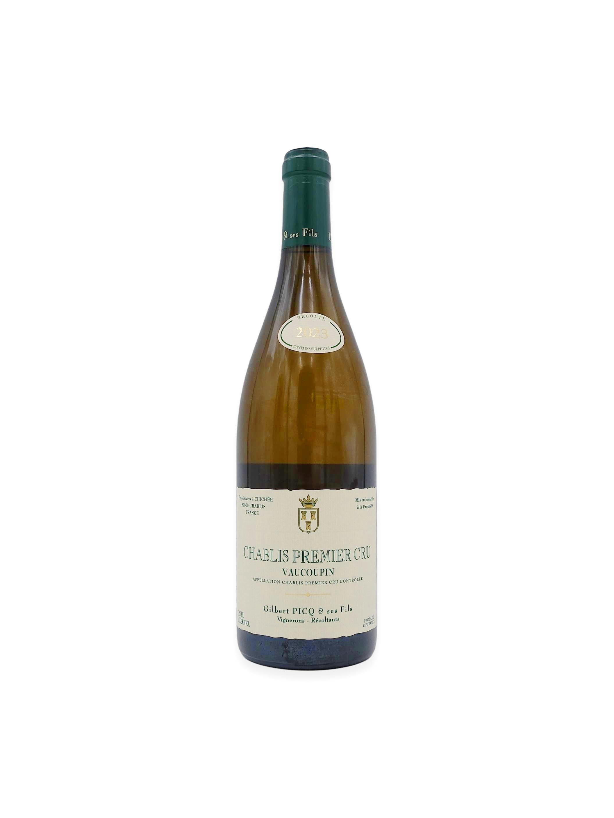 2023 Gilbert Picq & Ses Fils 1er Cru Vaucoupin Chablis 750mL