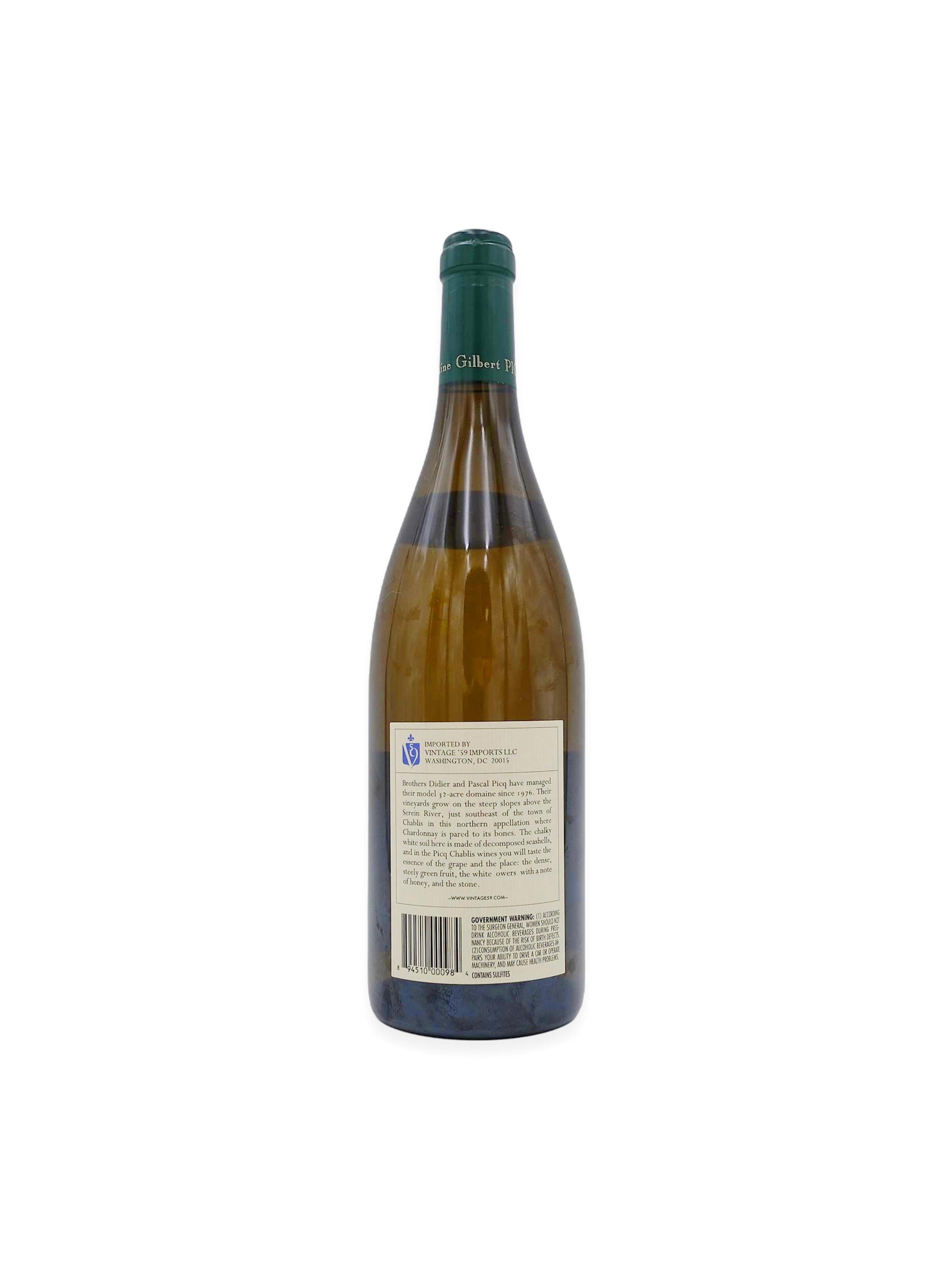 2023 Gilbert Picq & Ses Fils 1er Cru Vaucoupin Chablis 750mL