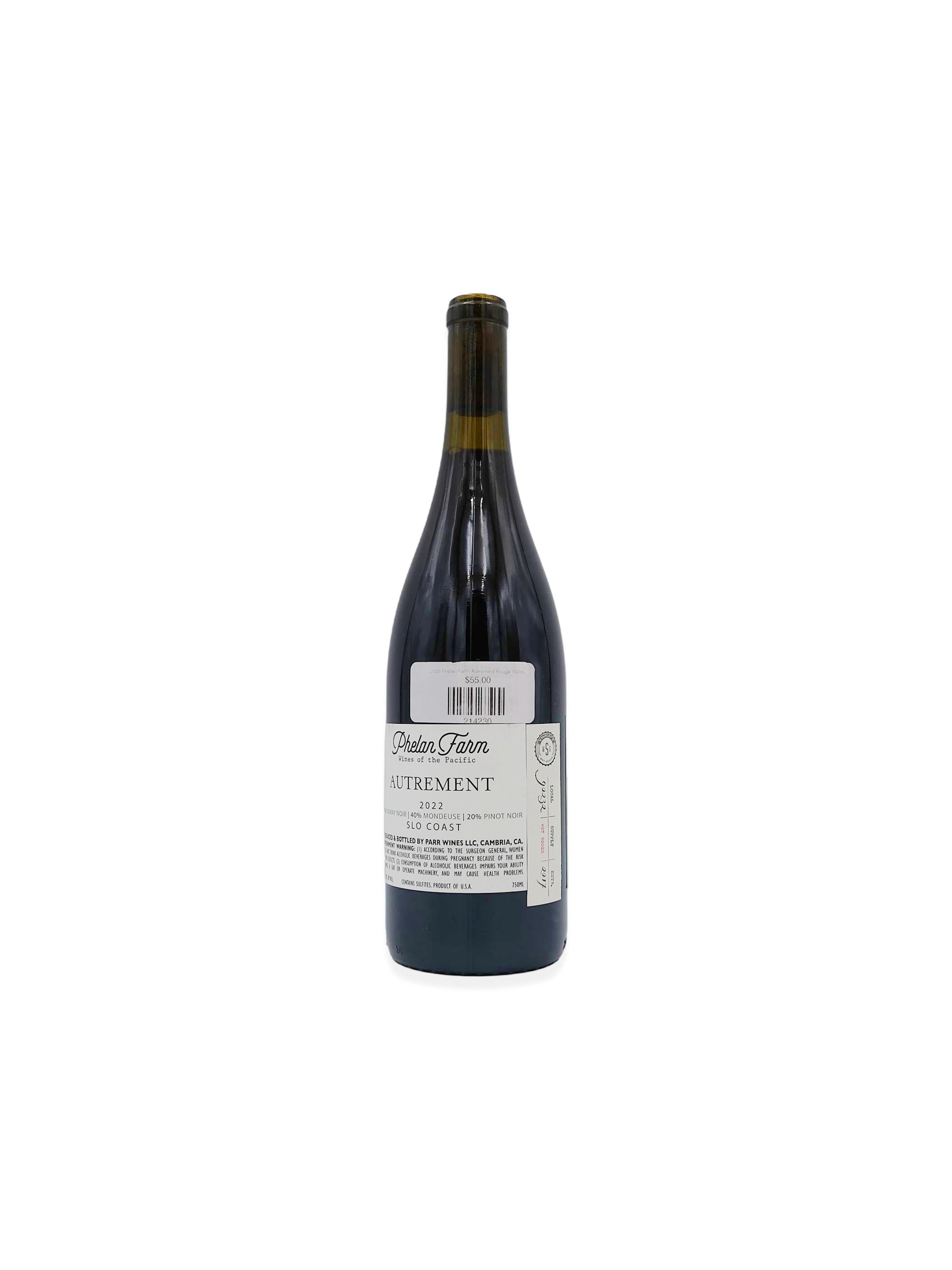 2022 Phelan Farm Autrement Rouge 750mL