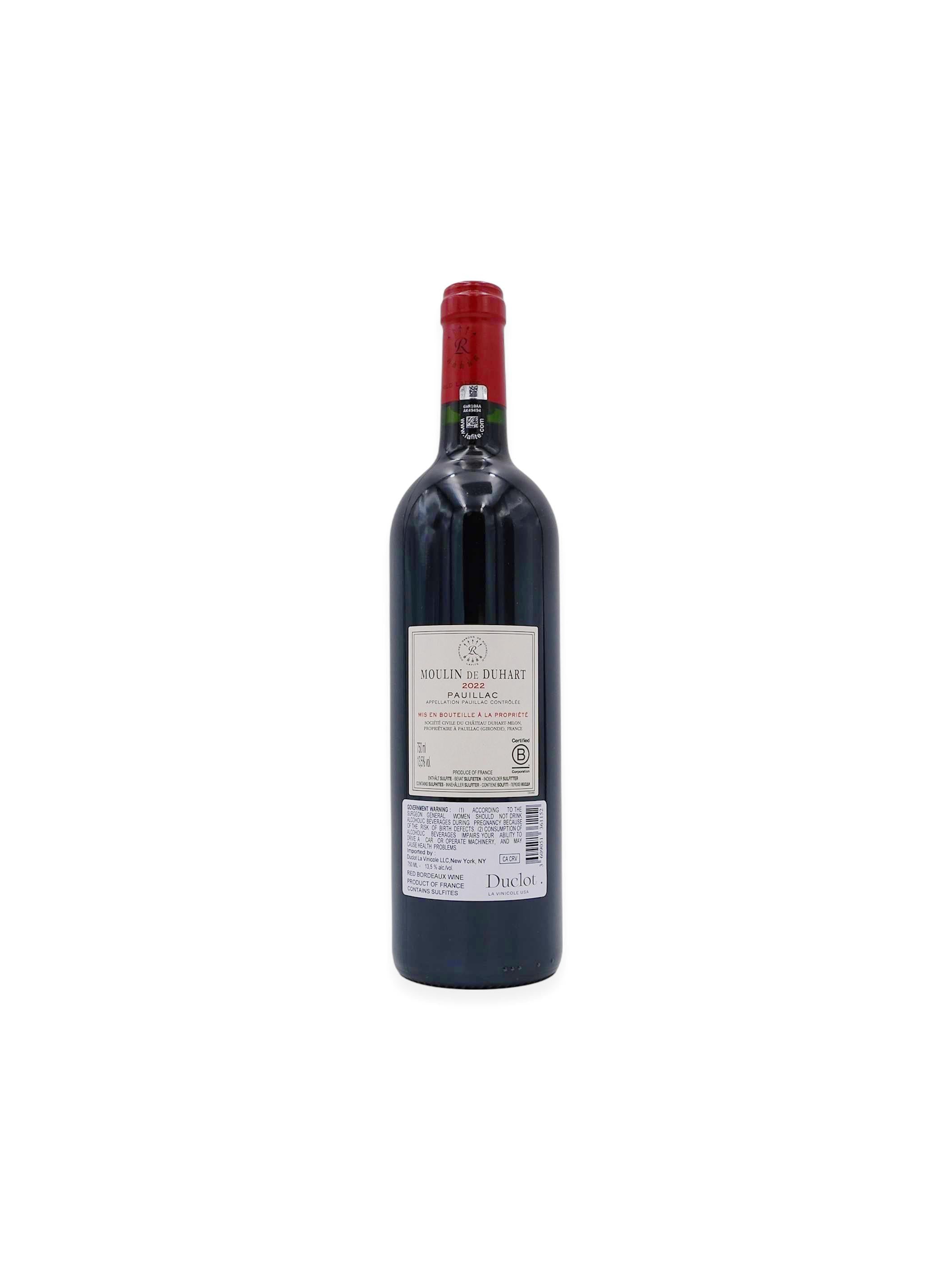 2022 Chateau DuHart-Milon Pauillac 750ml