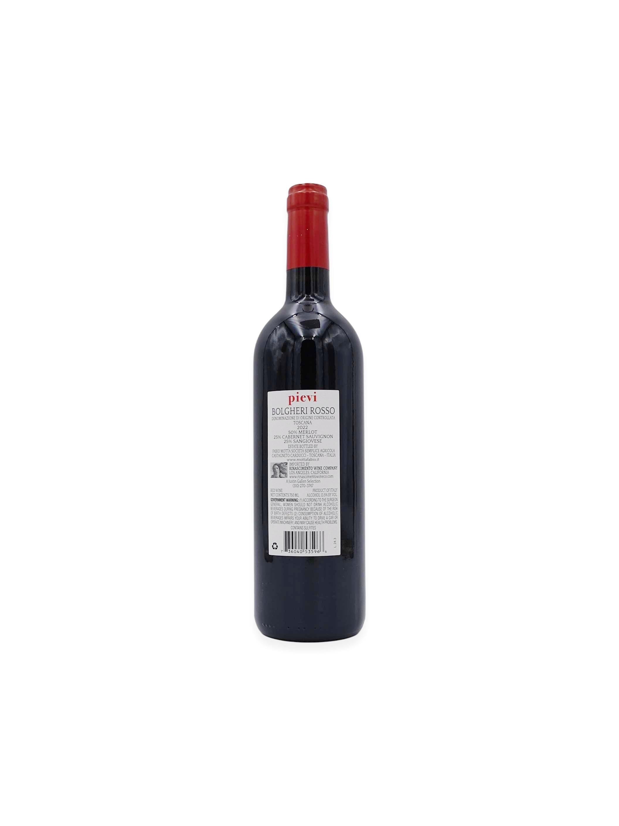 2022 Fabio Motta Bolgheri Rosso Pievi 750mL