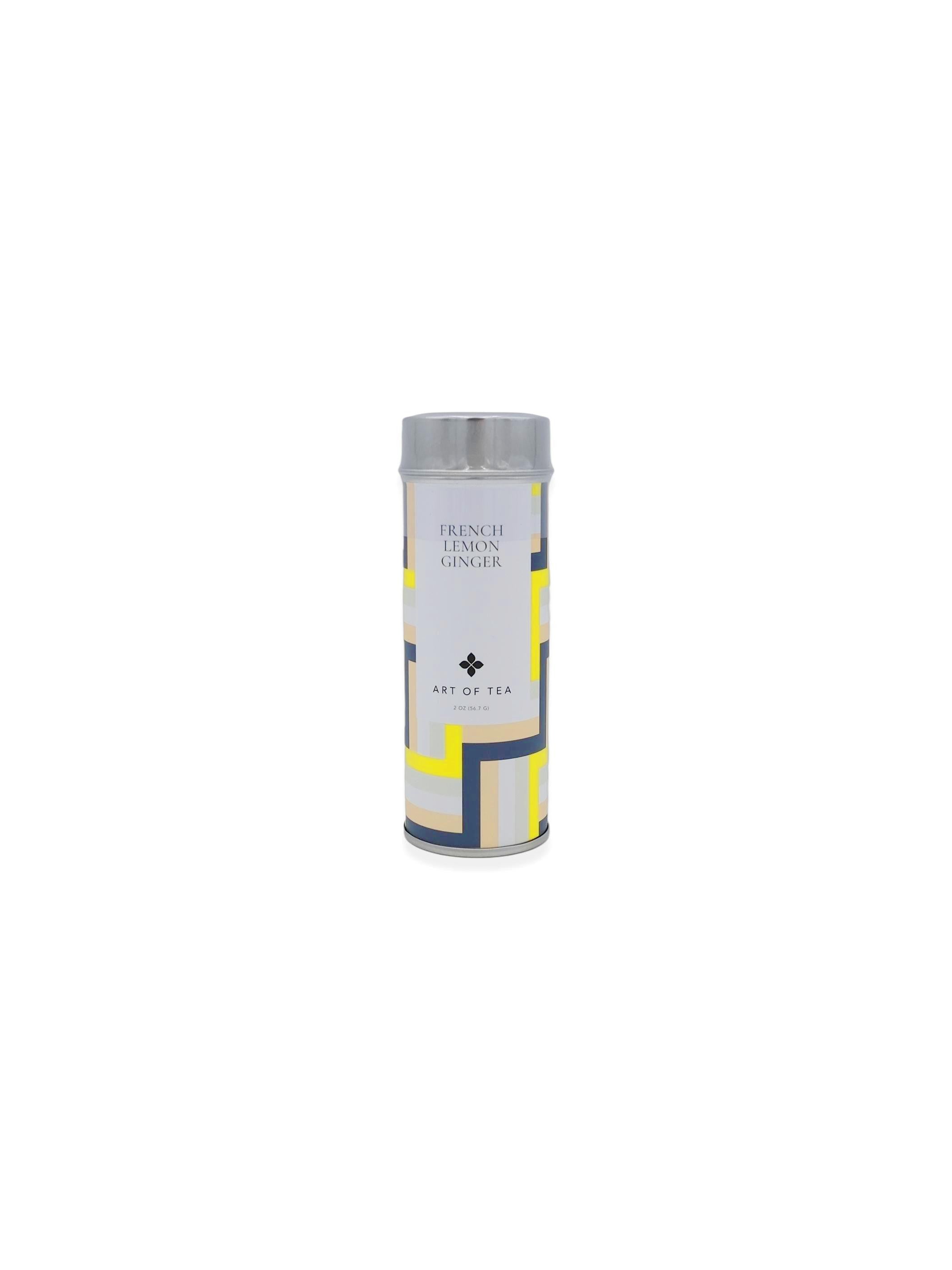 Art Of Tea French Lemon Ginger Retail Canister 2oz