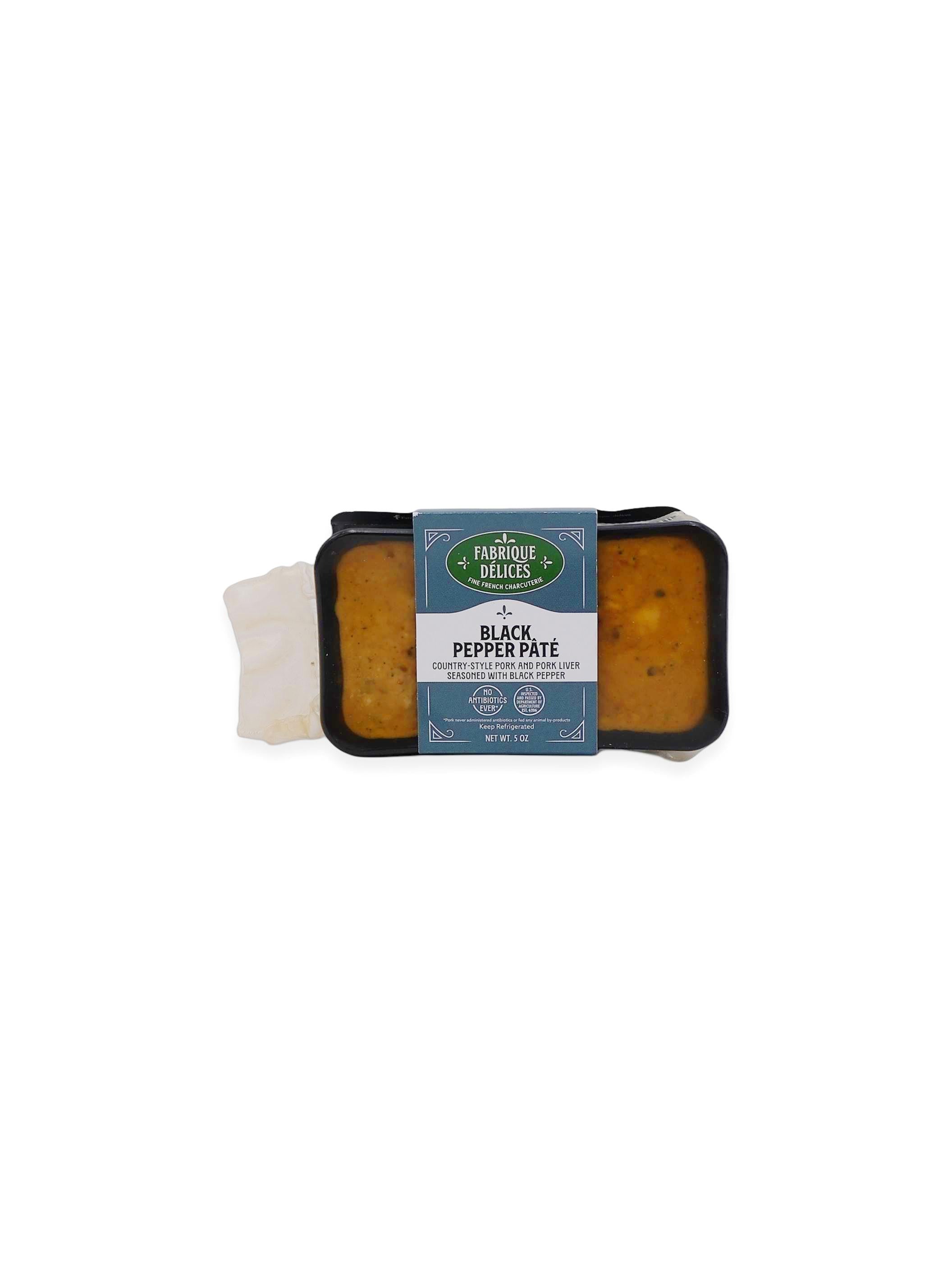 Fabrique Delices Pate w/Black Pepper 5oz