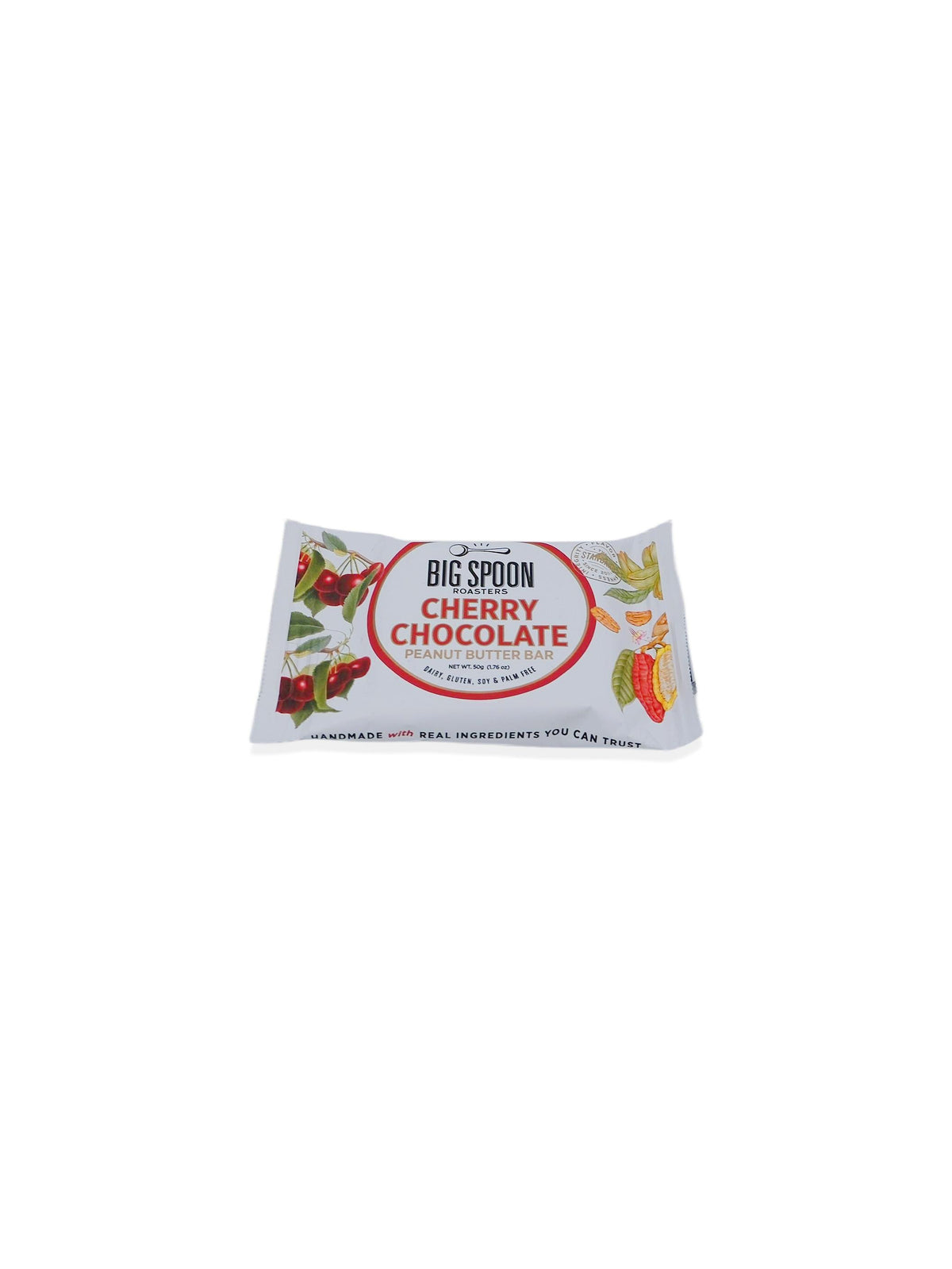Big Spoon Cherry Chocolate Peanut Butter Bar 50g