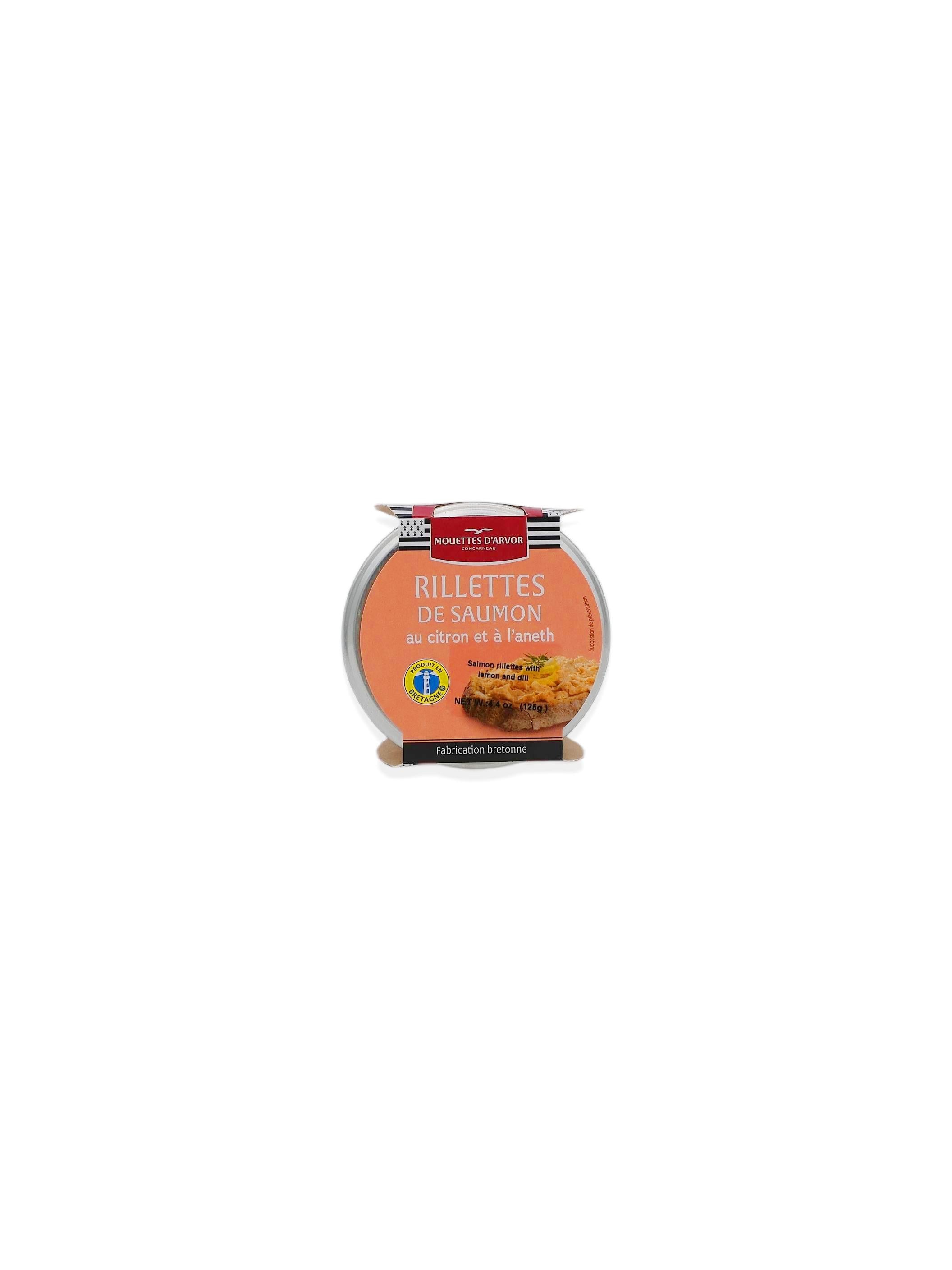 Les Mouettes d'Arvor Rillette de Saumon 125g