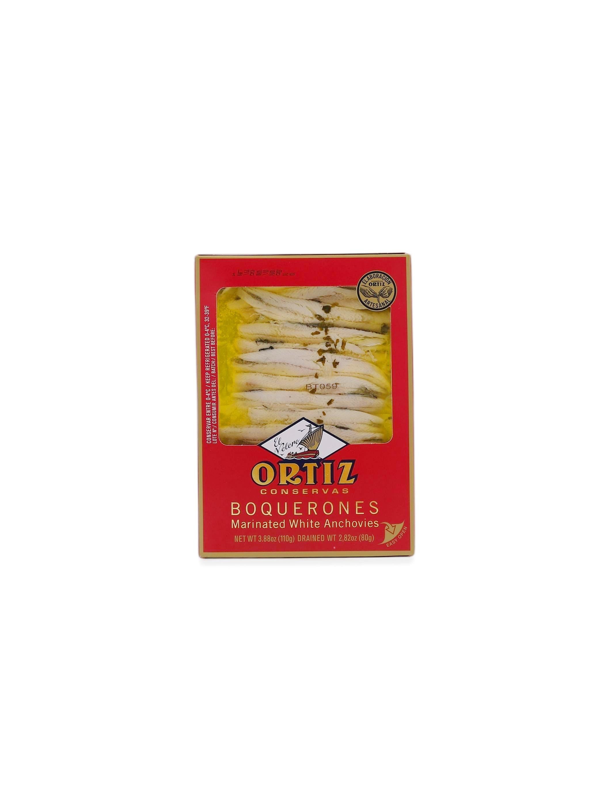 Ortiz Boquerones White Anchovies 110g