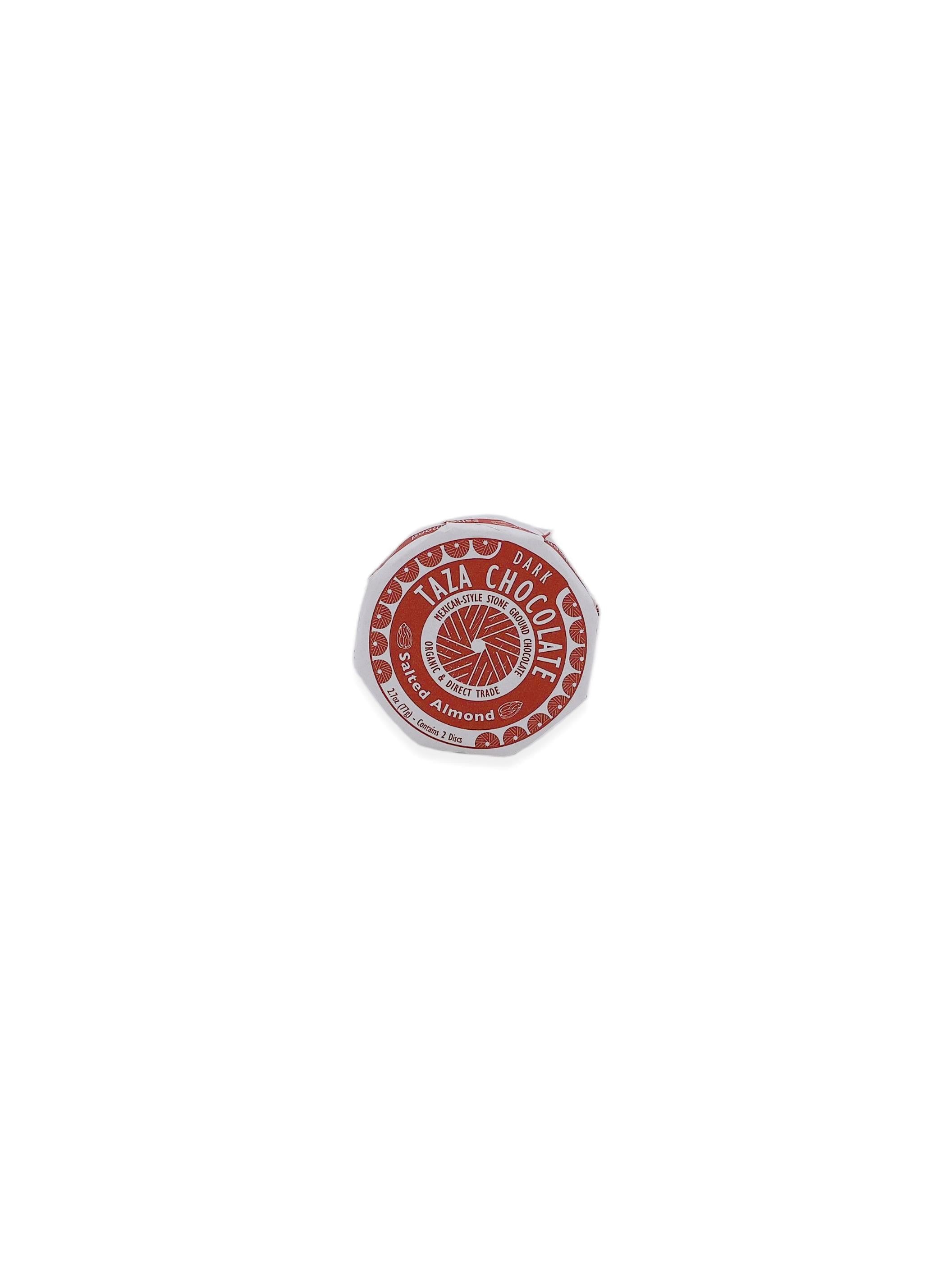 Taza Salted Almond Chocolate Disc 2.7oz