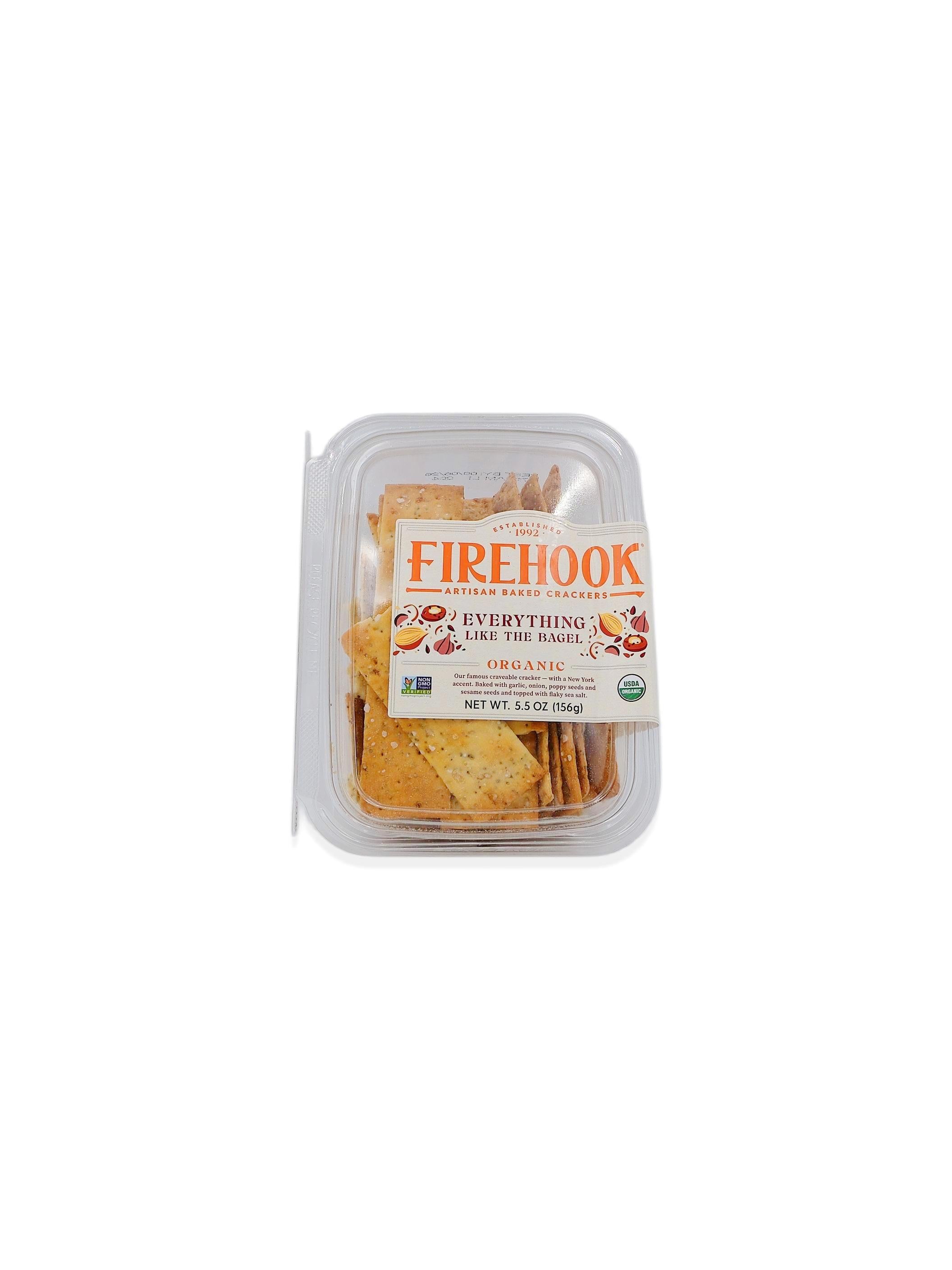 Firehook Artisan Baked Everything Organic Crackers 156g/5.5oz
