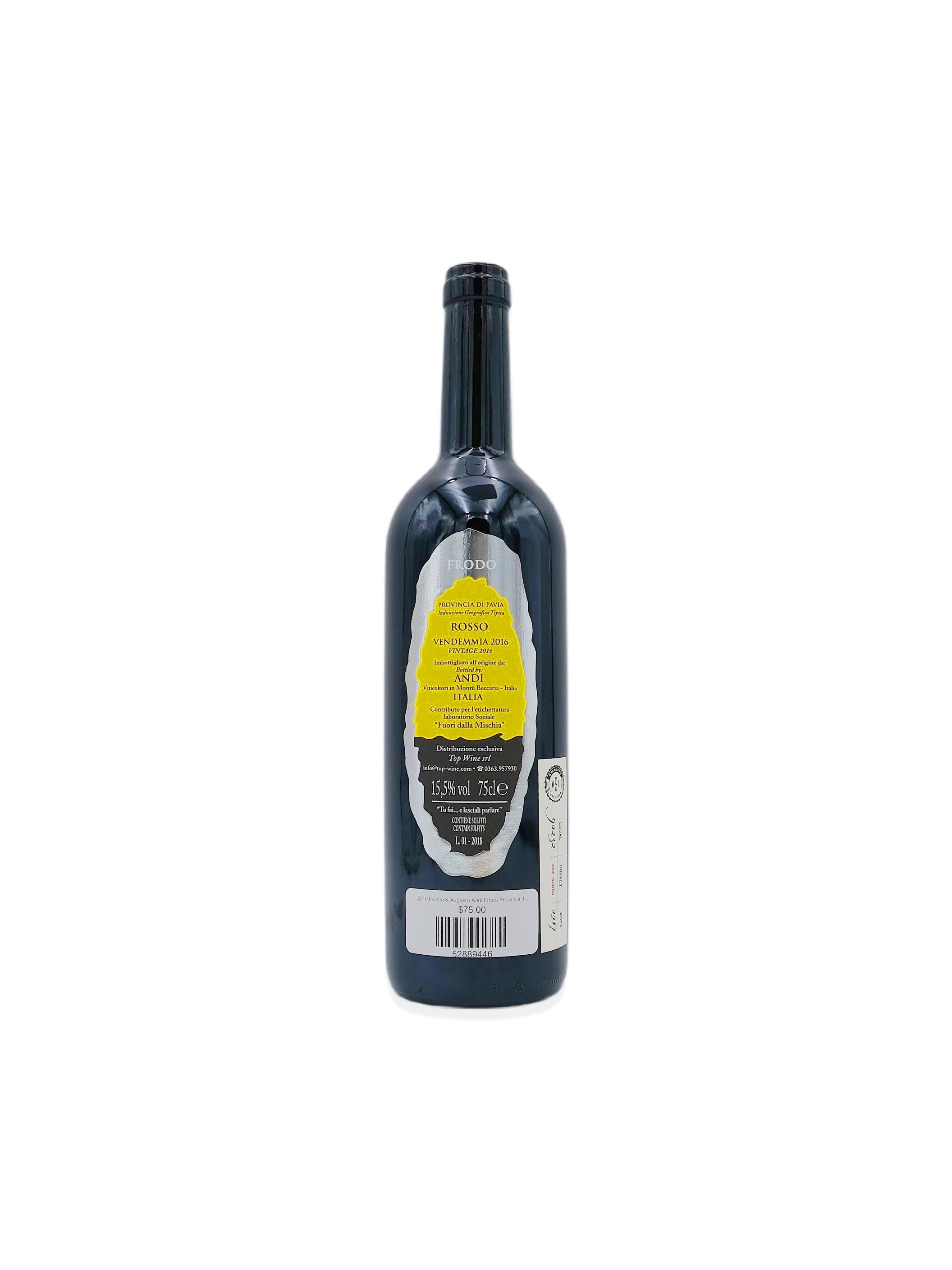 2016 Fausto & Augusto Andi Frodo Provincia di Pavia IGT 750mL