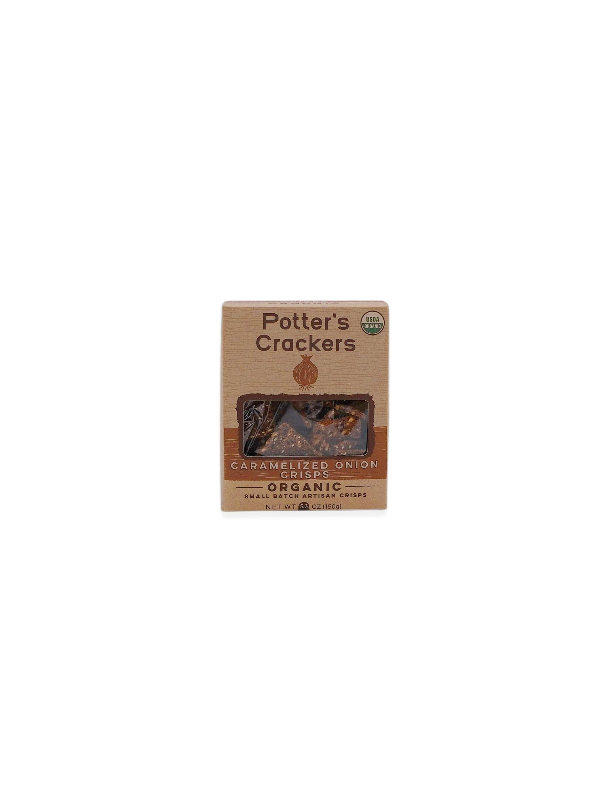 Potter's Crackers - Organic Caramelized Onion Crisps 5.3oz/150g