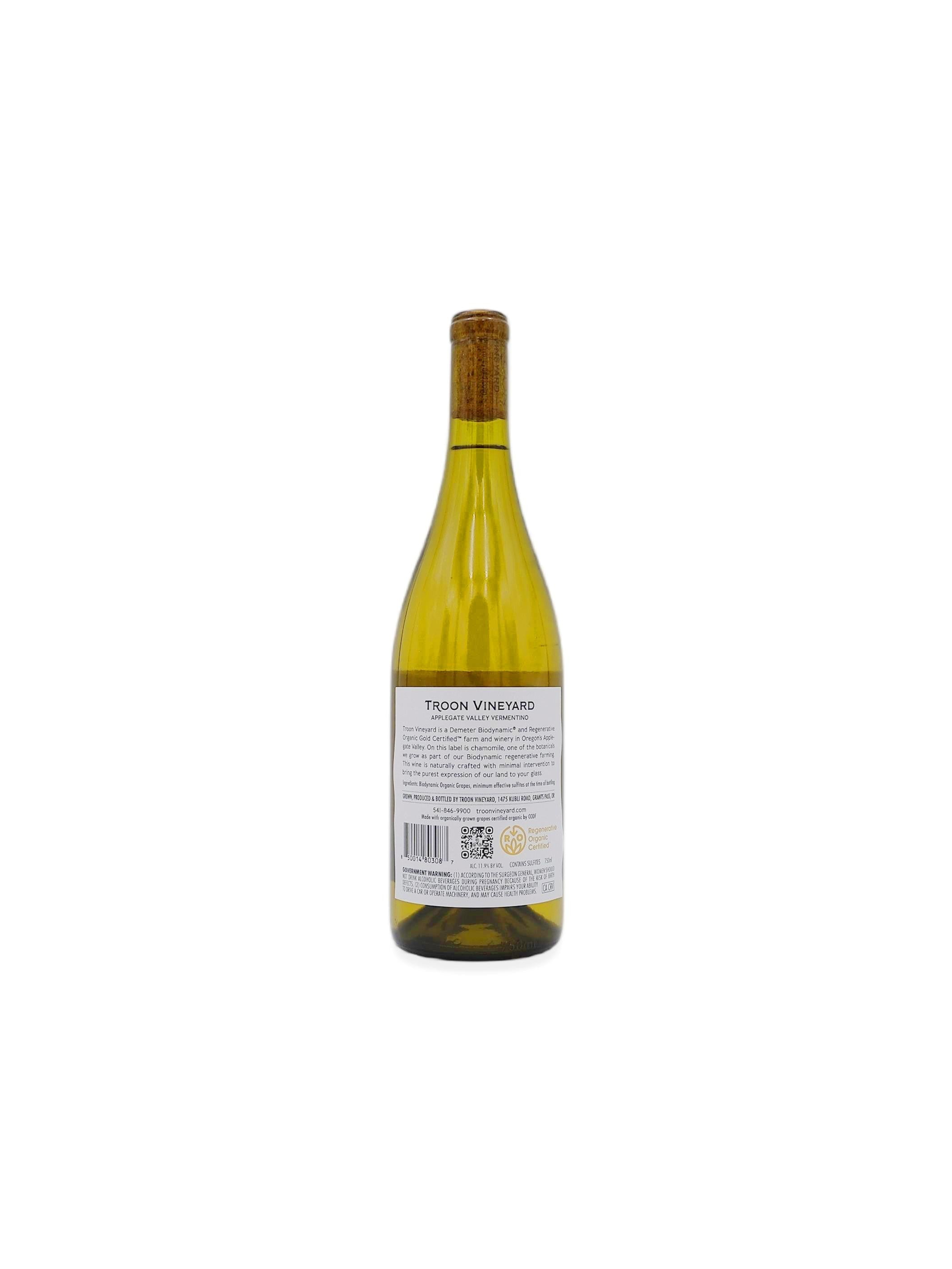 2025 Troon Vineyard Vermentino 750mL