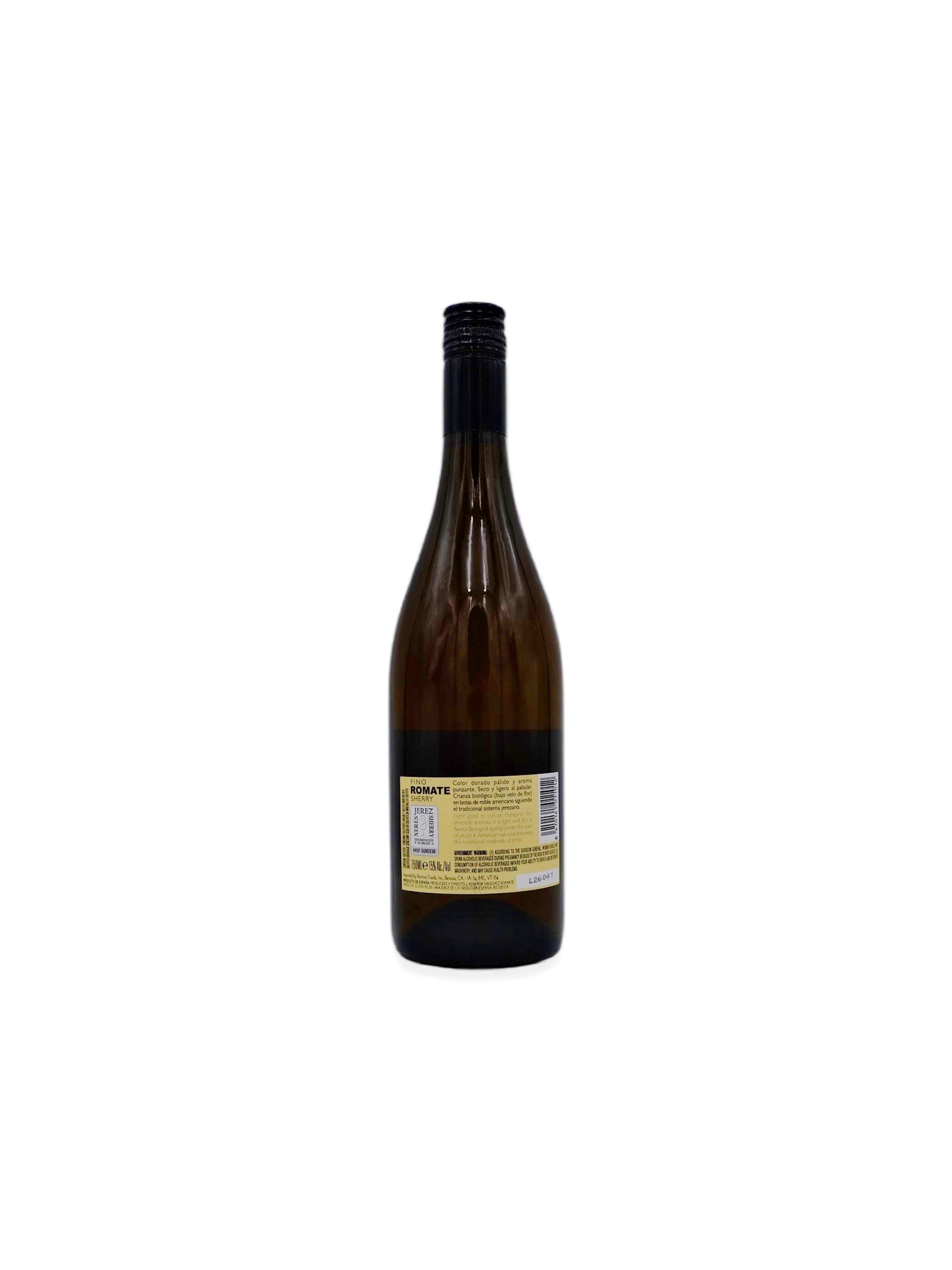 Bodega Sanchez Romate Fino Sherry 750mL