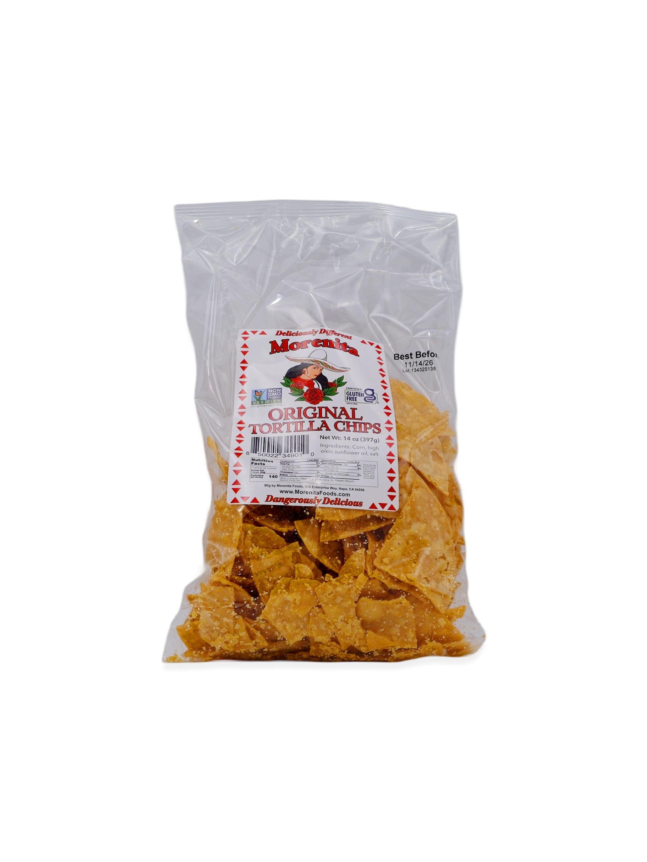 Morenita Classic Artisan Corn Tortilla Chips - Gluten Free 14oz/397g