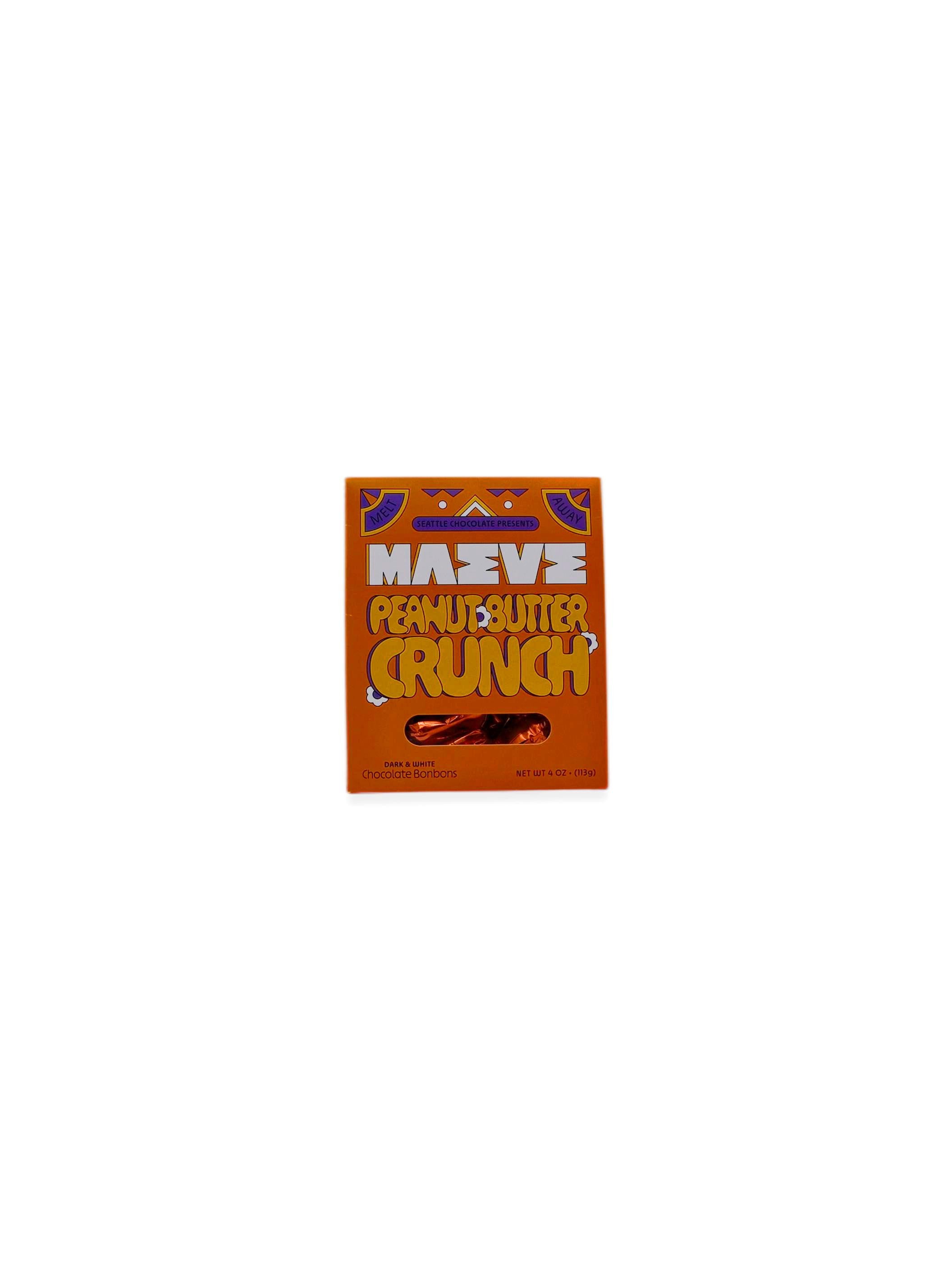 Seattle Chocolate Presents Maeve - Peanut Butter Crunch Bonbon Box 4oz/113g