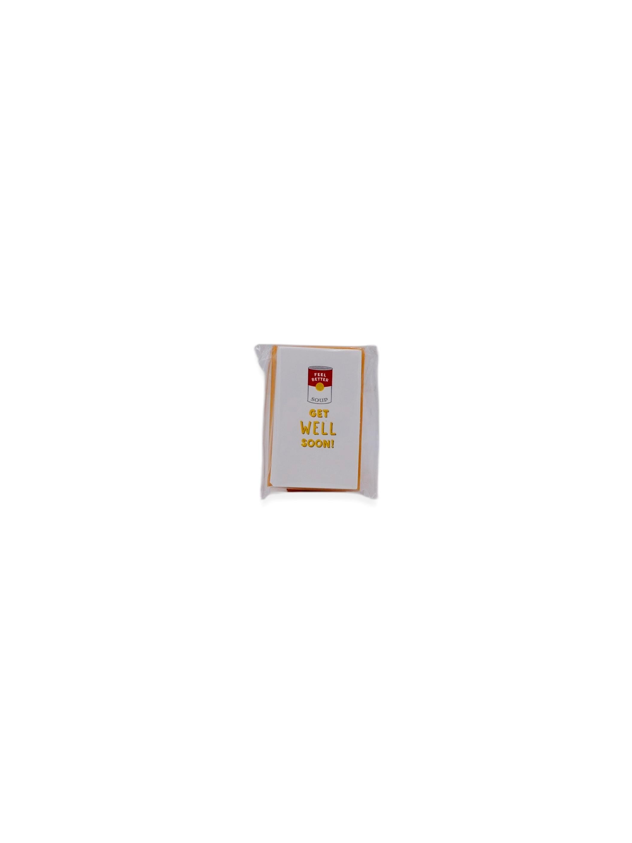Elum Designs 'Get Well Soon' Feel Better Soup Greeting Card MINI