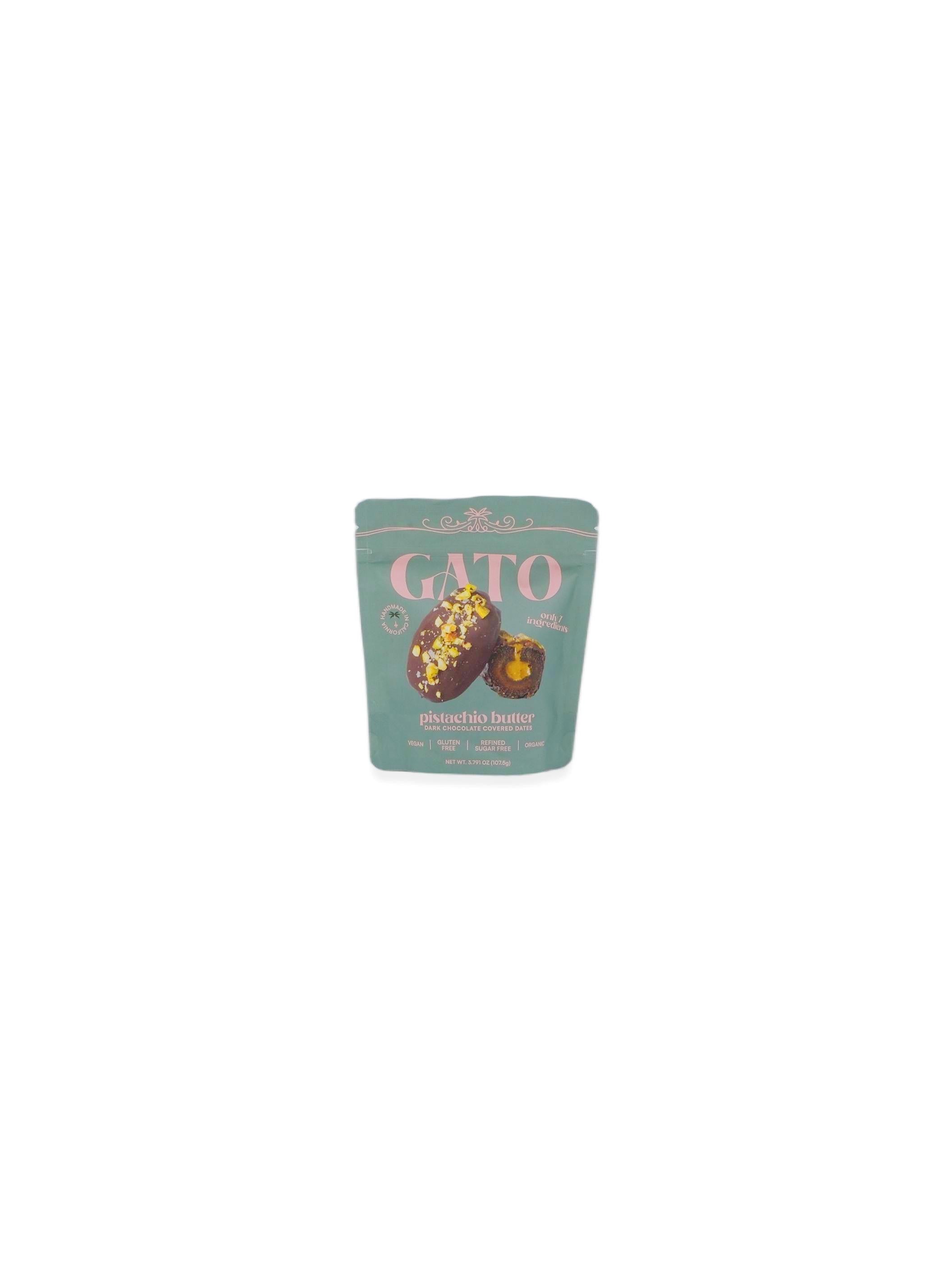 Gato Chocolate Covered Dates with Pistachio Butter 3.79oz/107g