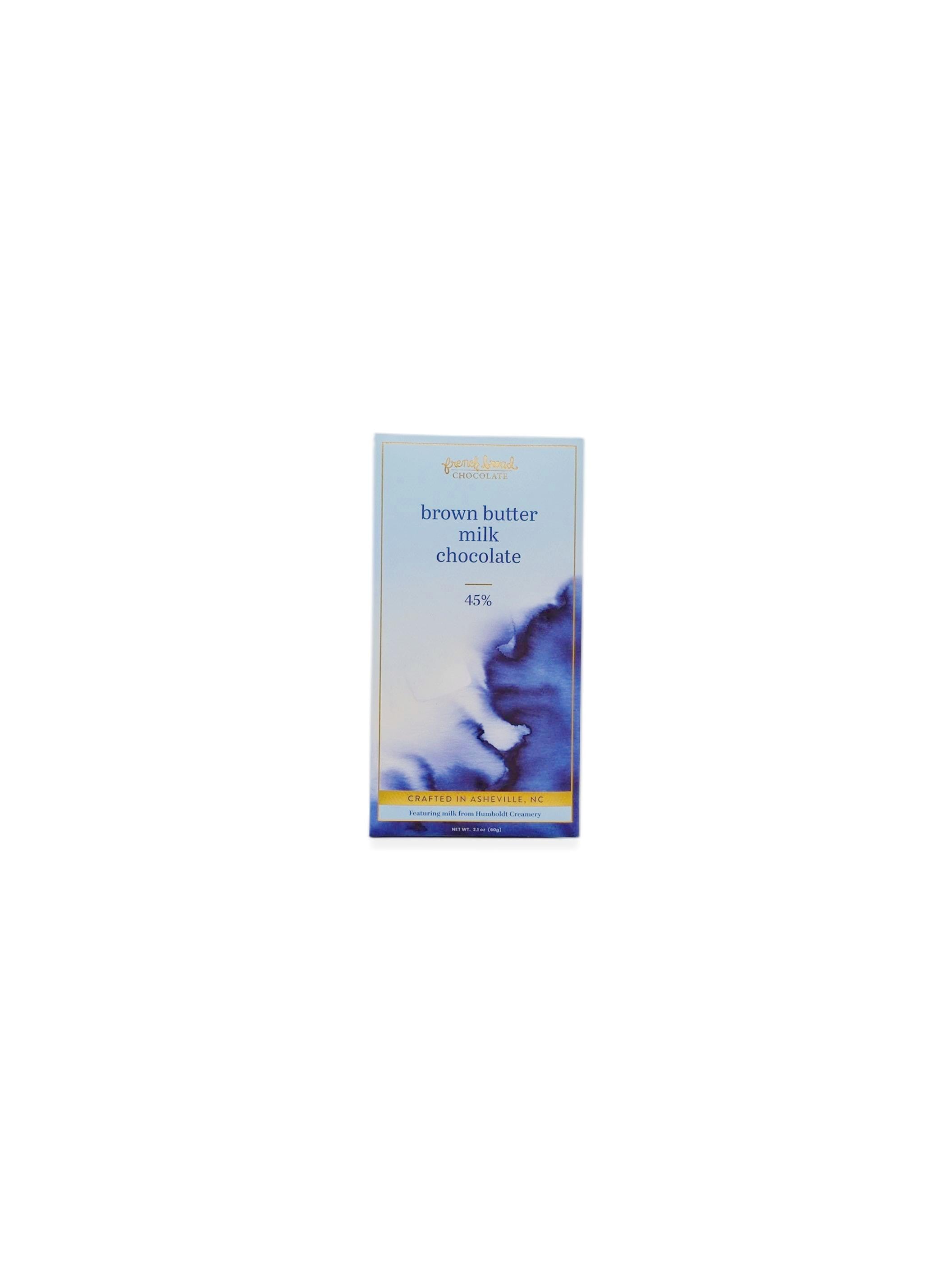 French Broad Chocolate Brown Butter Milk Chocolate 2.1oz/60g
