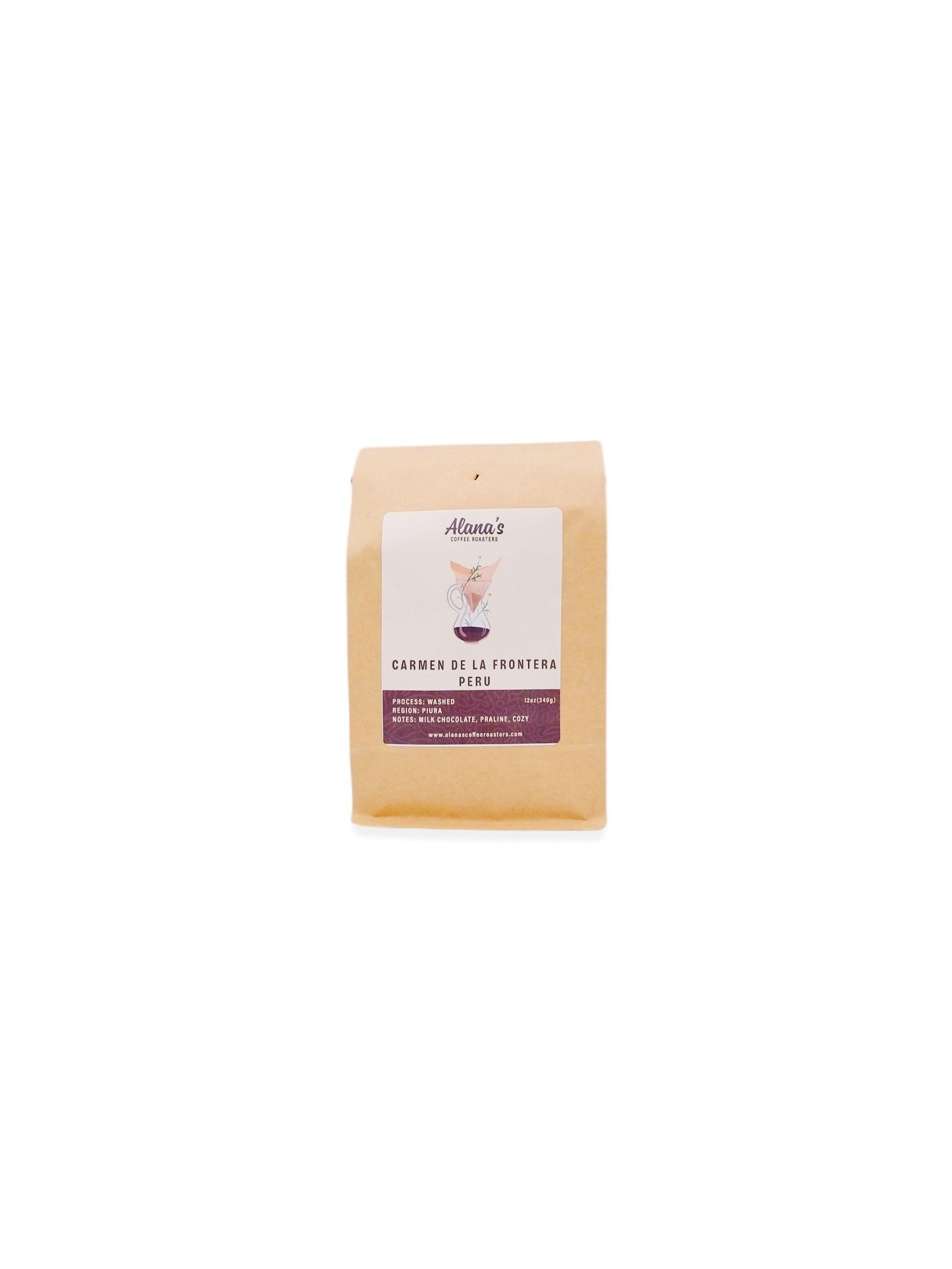Alana's Coffee Carmen De La Frontera Peru 12oz