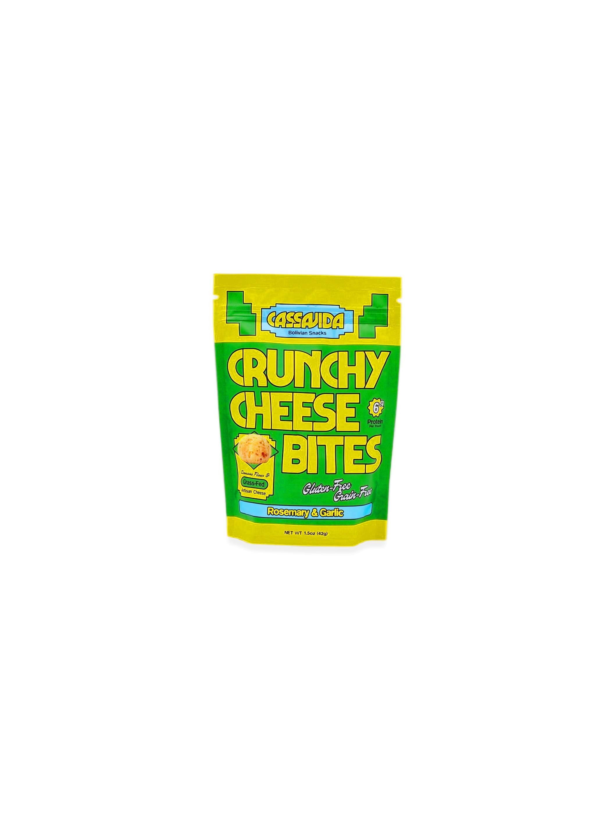 Cassavida Gluten Free 'Rosemary & Garlic' Crunchy Cheese Bites 1.5oz/42g