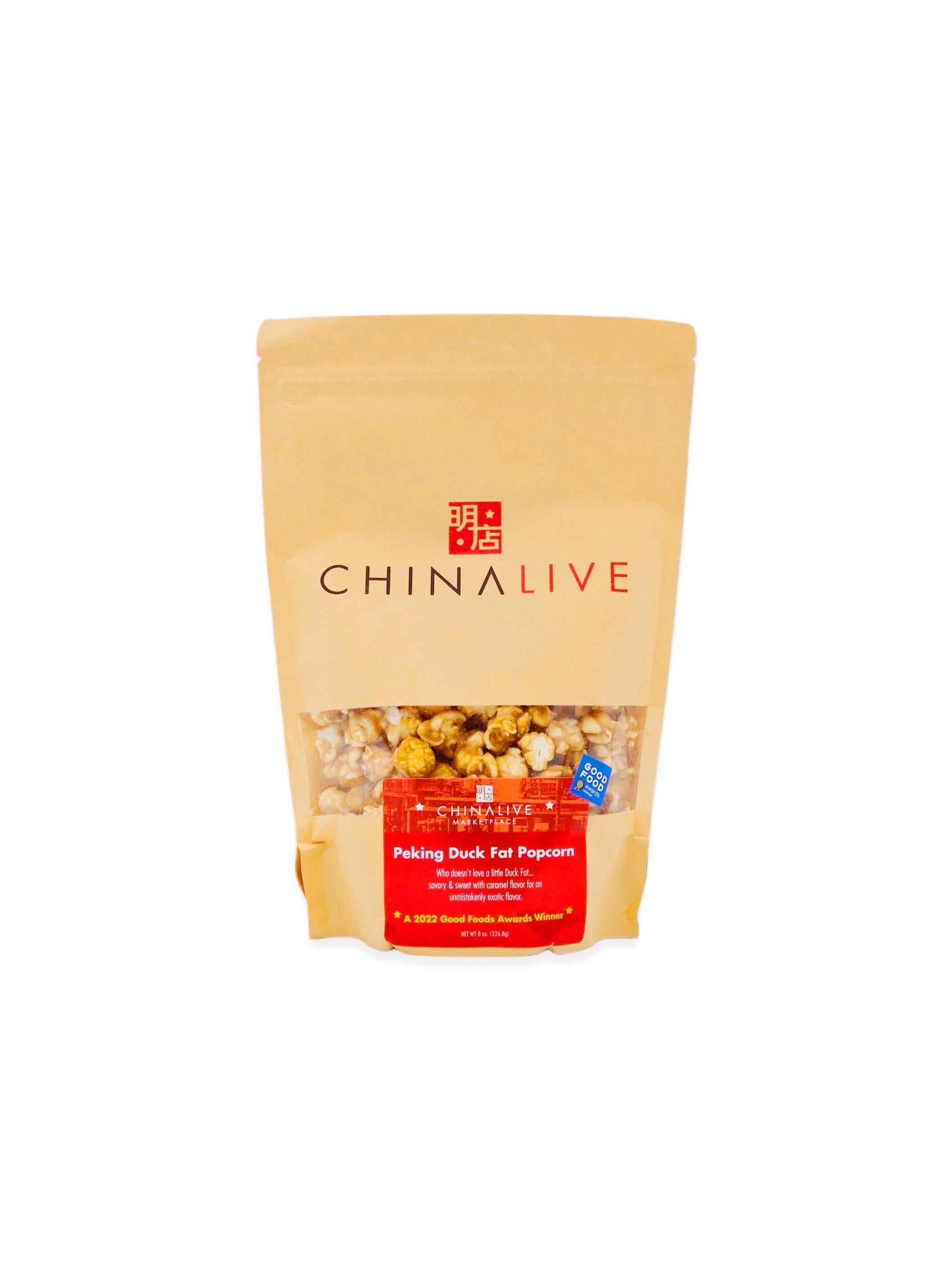 China Live Peking Duck Fat Popcorn 8oz/226g
