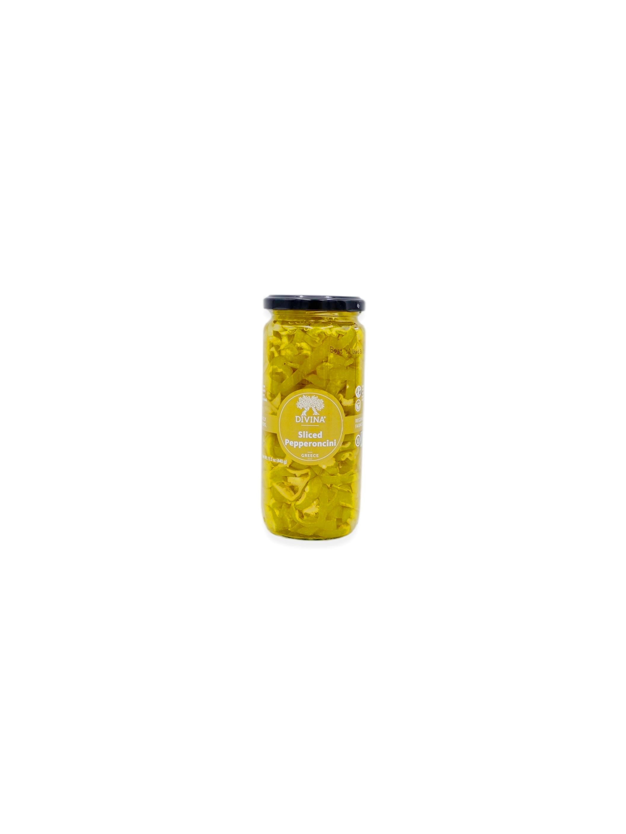 Divina Sliced Pepperoncini 15.5oz/440g