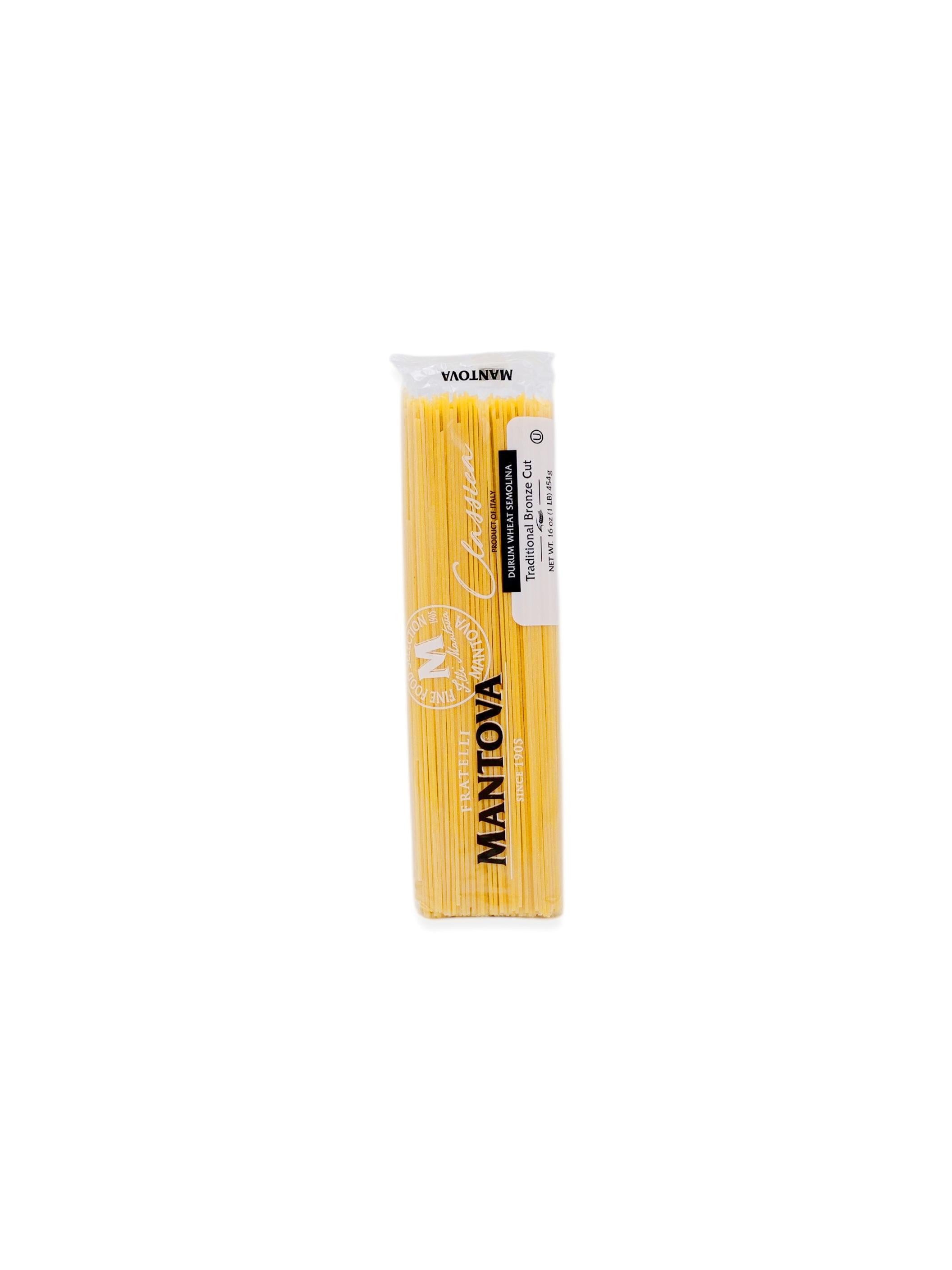 Mantova Bronze Cut Spaghetti Pasta 454g