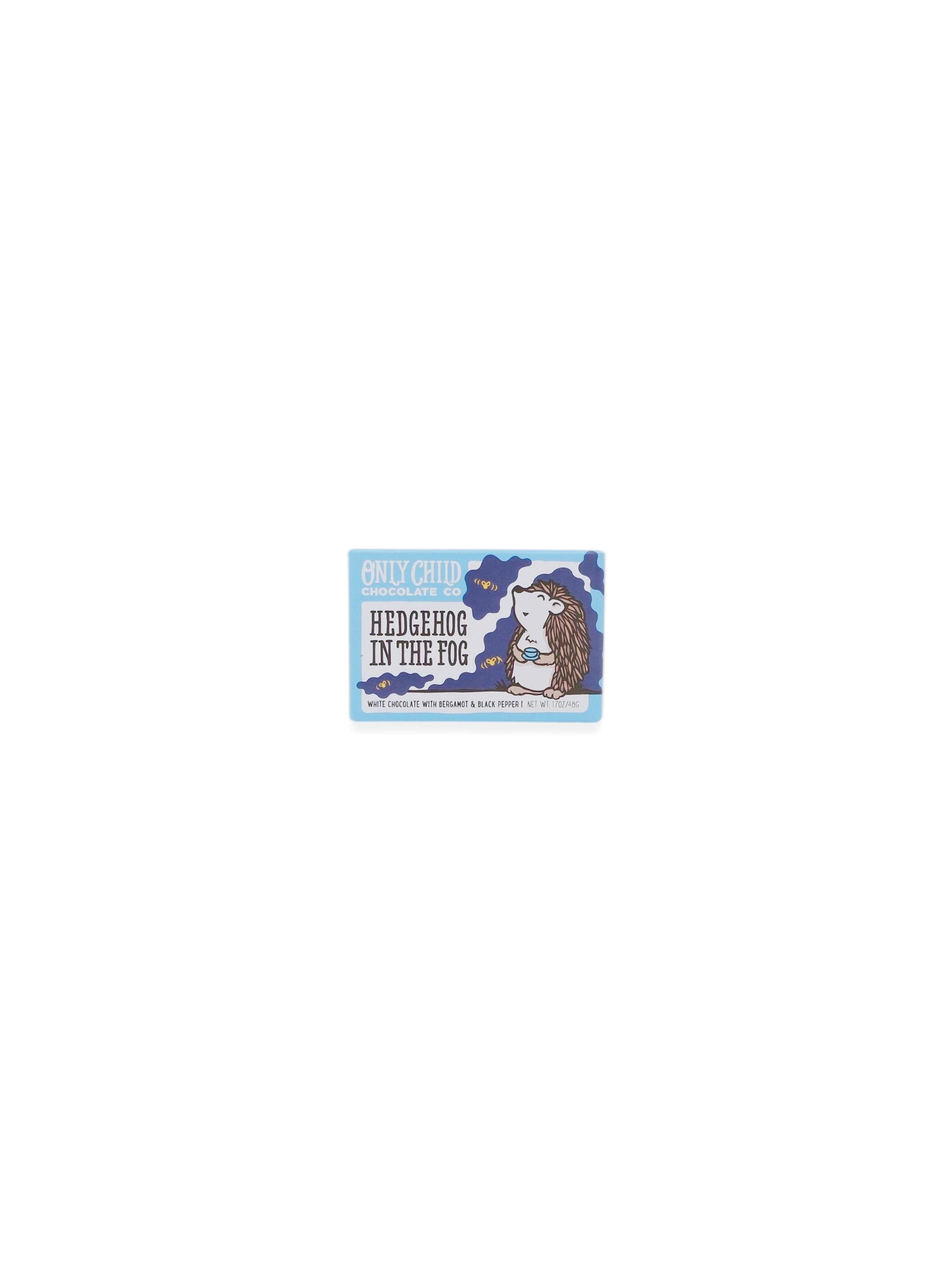 Only Child Chocolate Co 'Hedgehog in the Fog' White Chocolate Bar 1.7oz/48g
