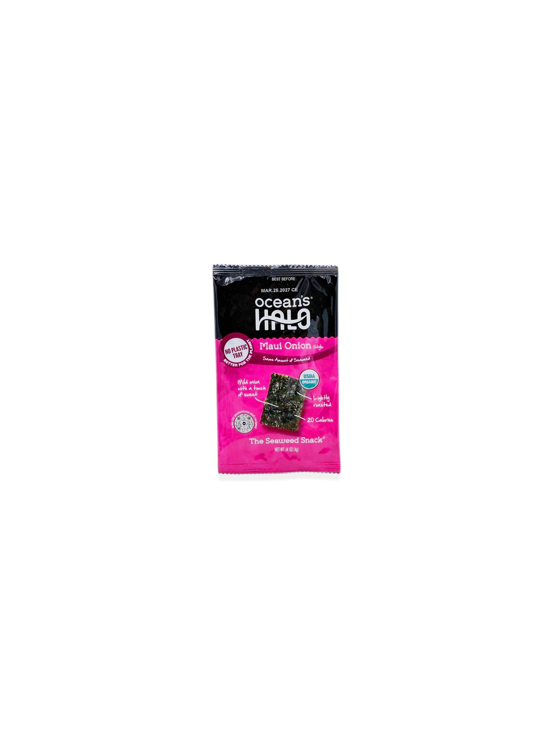 Ocean's Halo Maui Onion Organic Seaweed Snack .014 oz