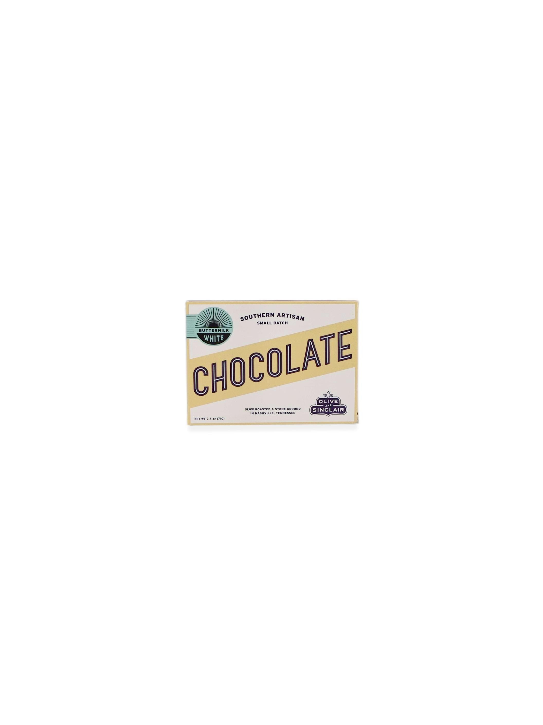 Olive & Sinclair Buttermilk White Chocolate Bar 2.5oz/71g