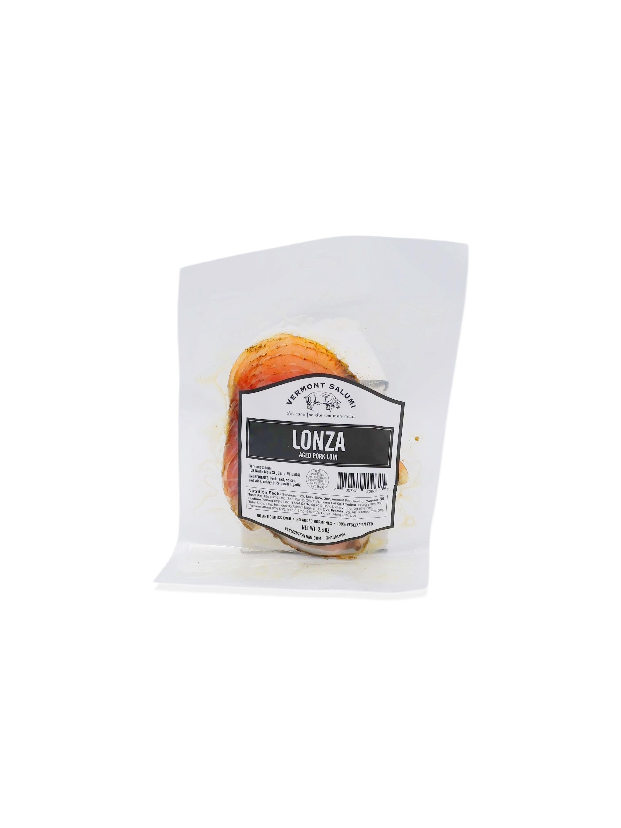 Vermont Salumi Lonza Sliced Pork Loin 2.5oz