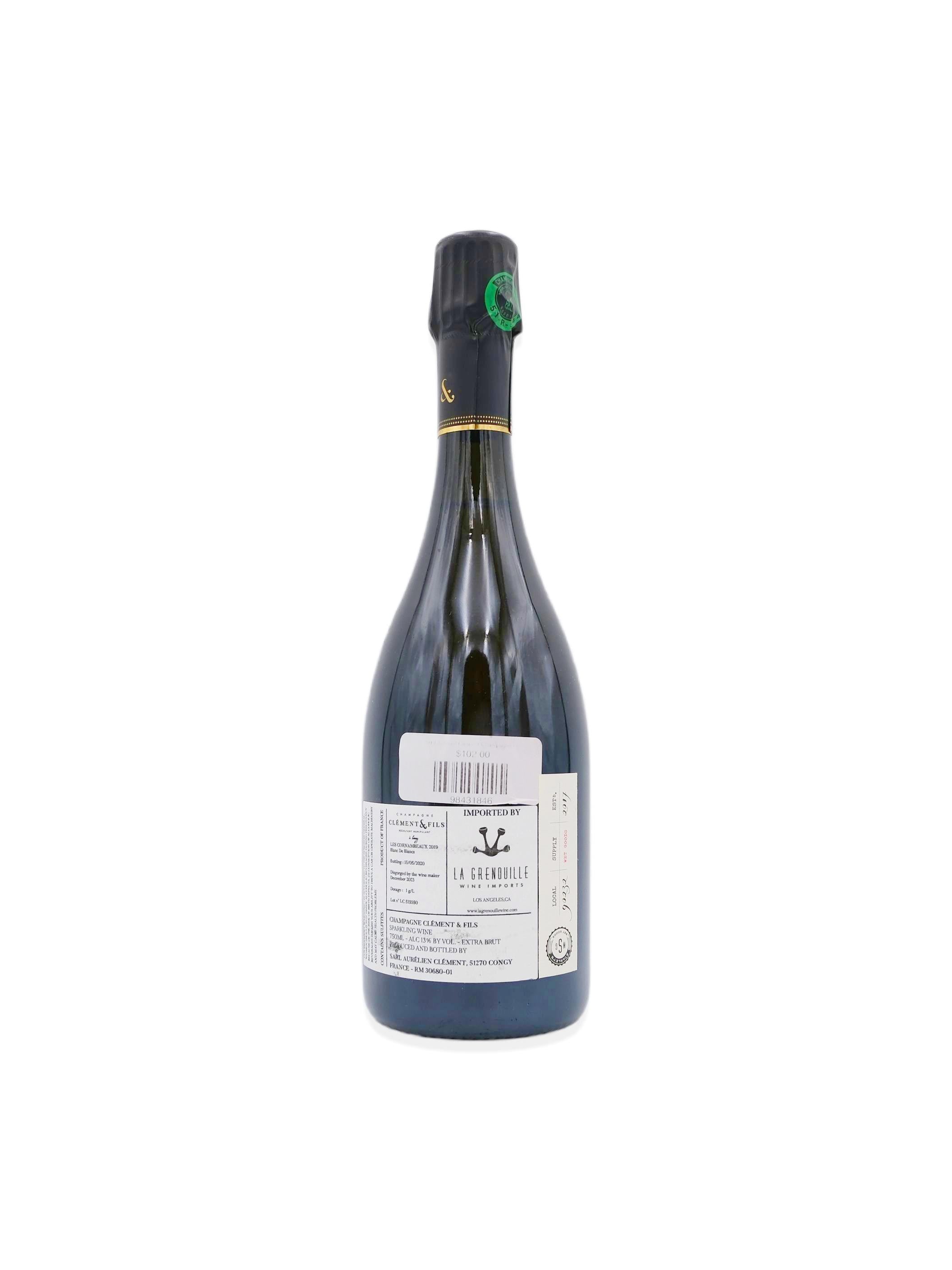 2019 Aurelien Clement Champagne Les Cornambeaux Blanc de Blancs Extra Brut 750mL