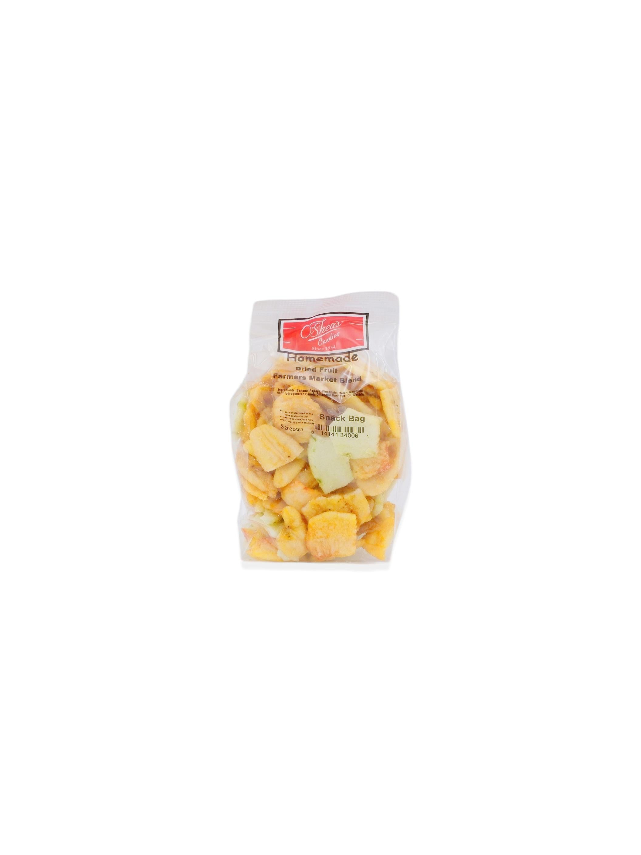 O'Shea's Candies Sweet Shop Dried “Farmers Market” Fruit Variety Bag 1/3lb