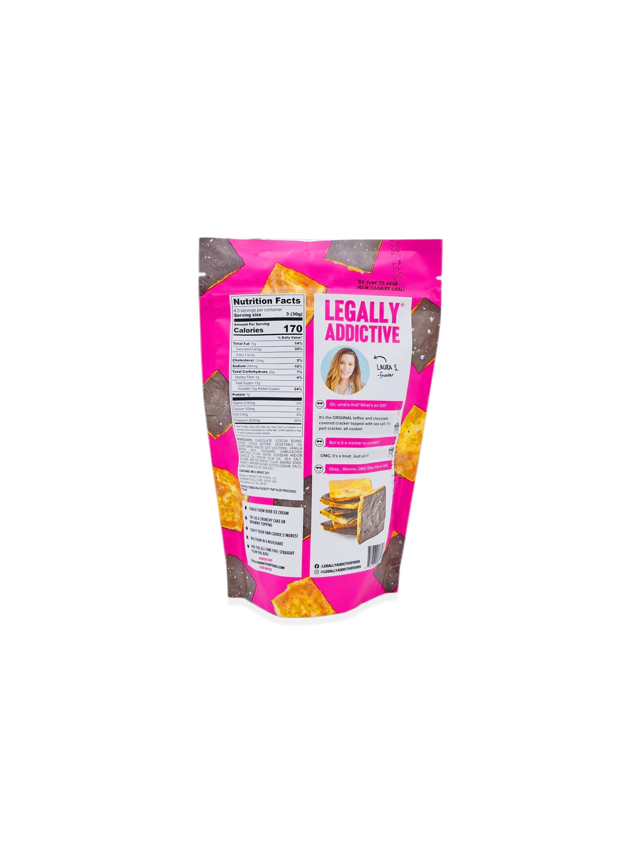 Legally Addictive Foods 'The O.G.' Cookie Crackers 4.7oz/133g