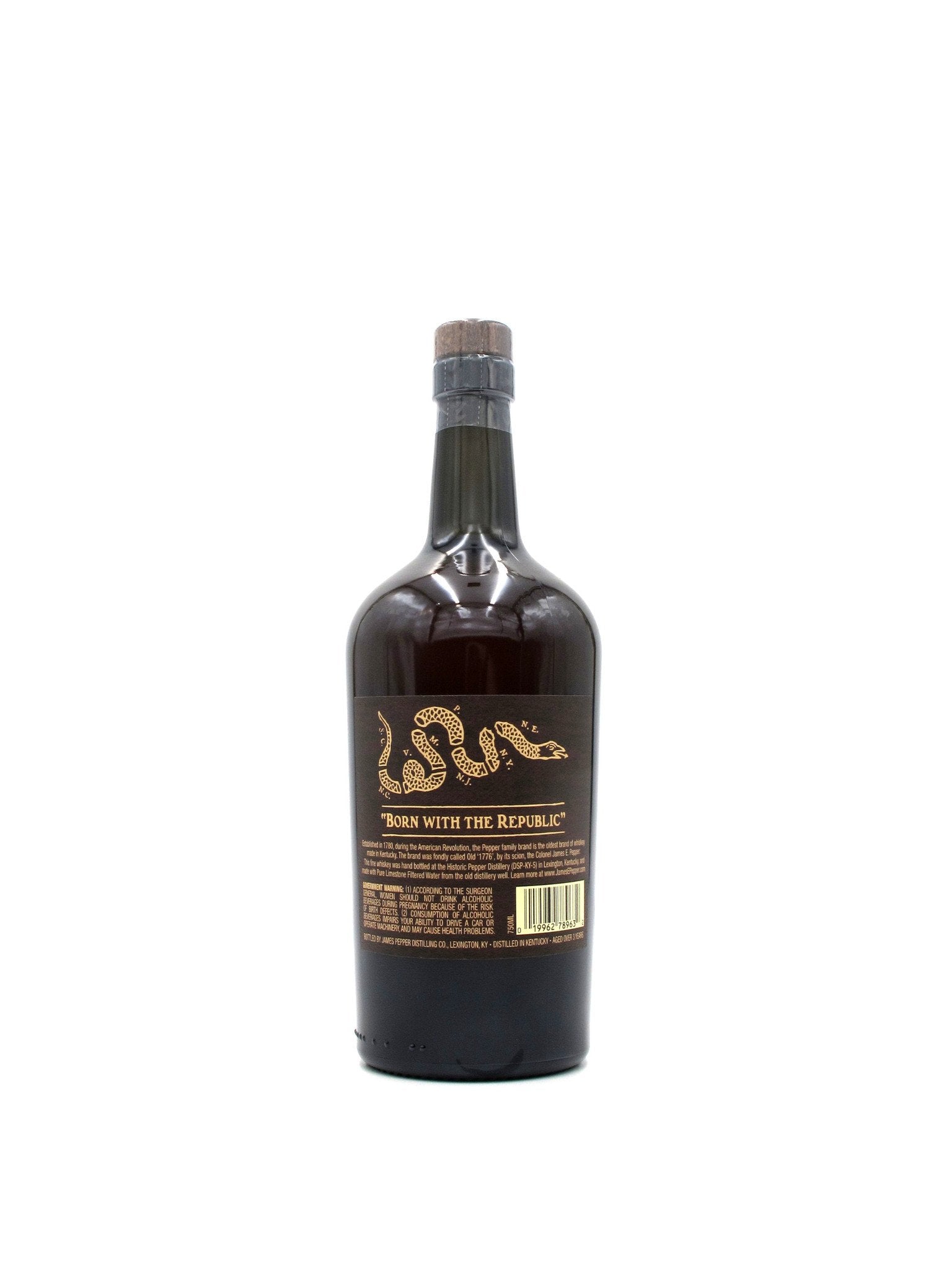 James E. Pepper 1776 Bourbon 100 Proof 750mL