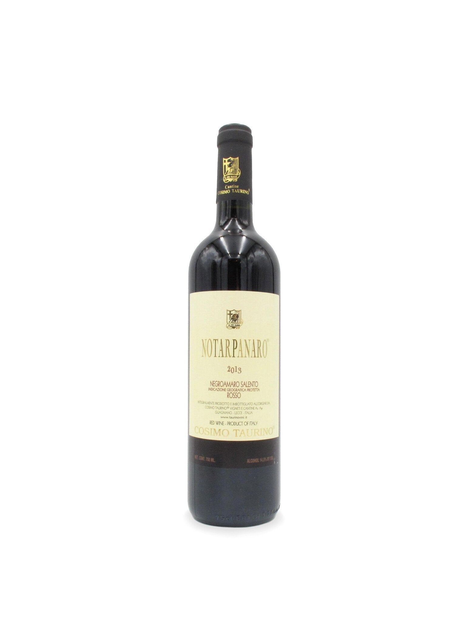 notario santa coloma de farners 2014 Cosimo Taurino Salento Rosso 'Notarpanaro', 750ml