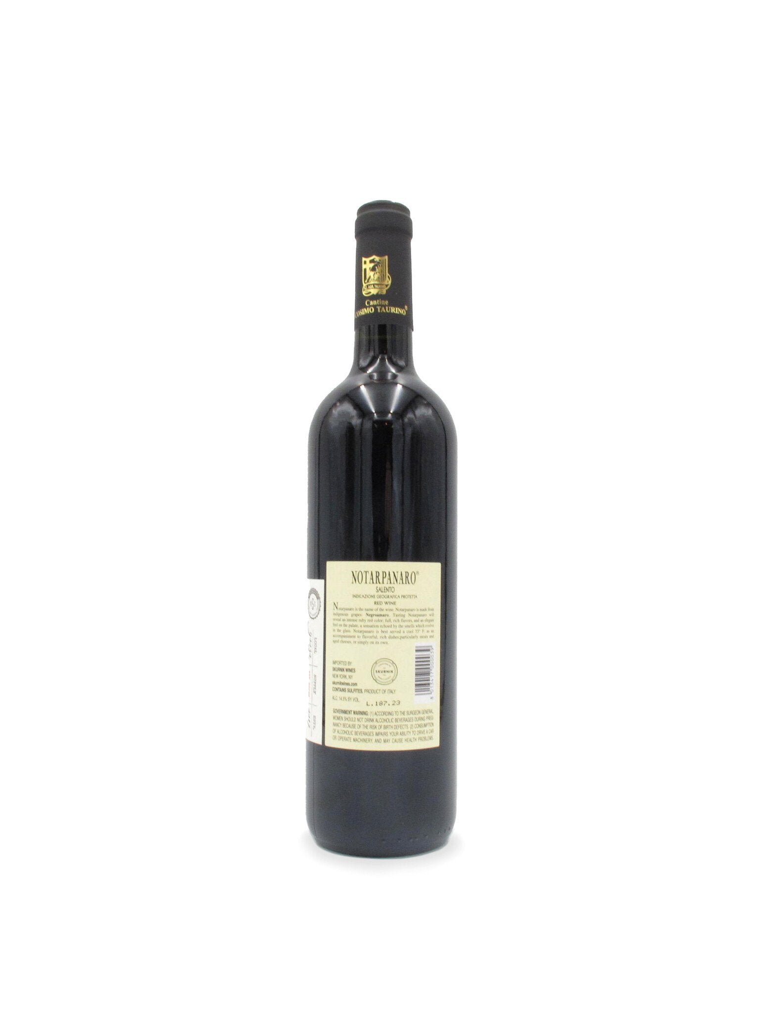 2013 Cosimo Taurino Salento Rosso 'Notarpanaro', 750ml