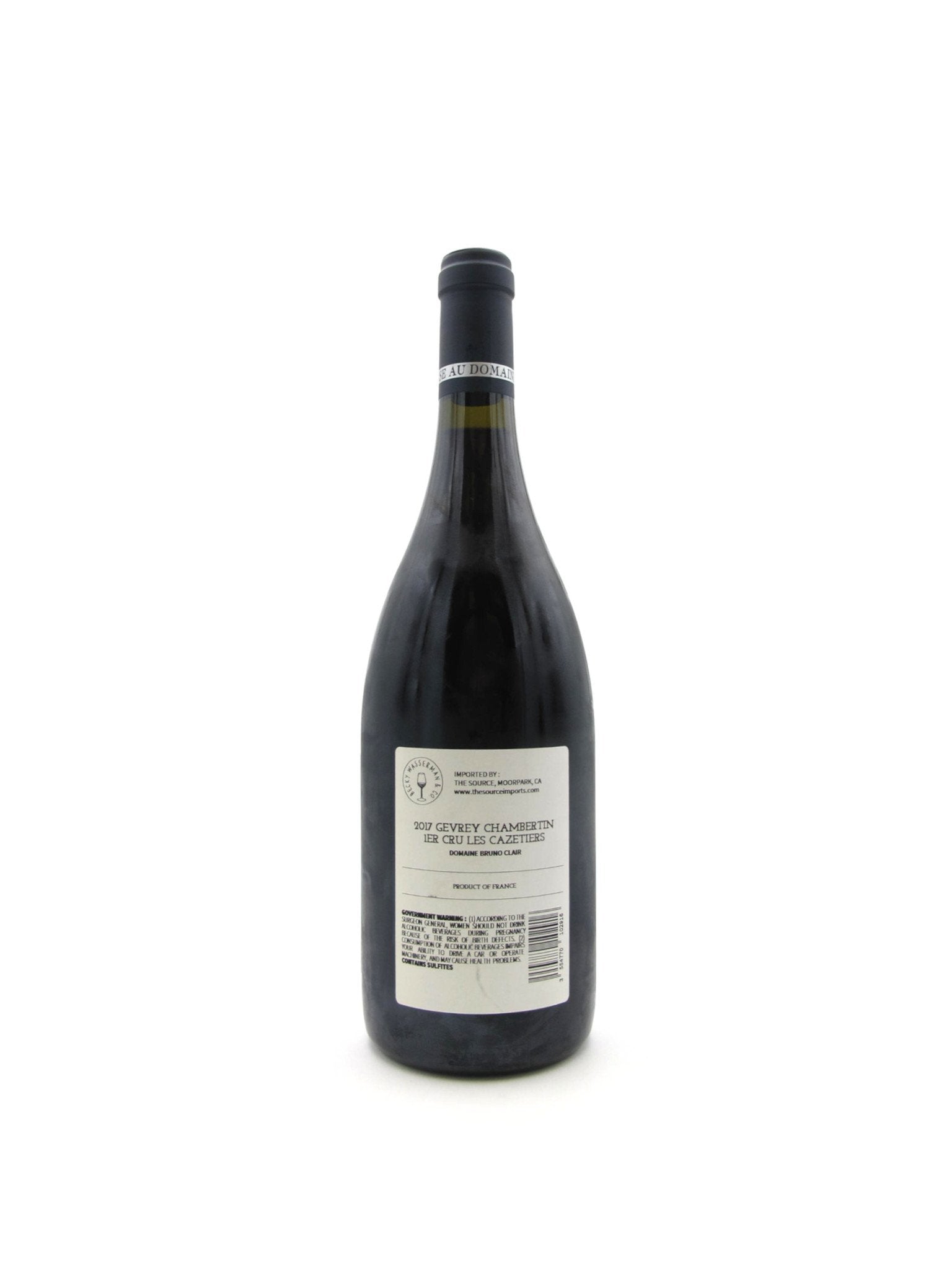 2012 Bruno Clair Gevrey Chambertin Rouge 1er Cru 'Les Cazetiers' 750ml