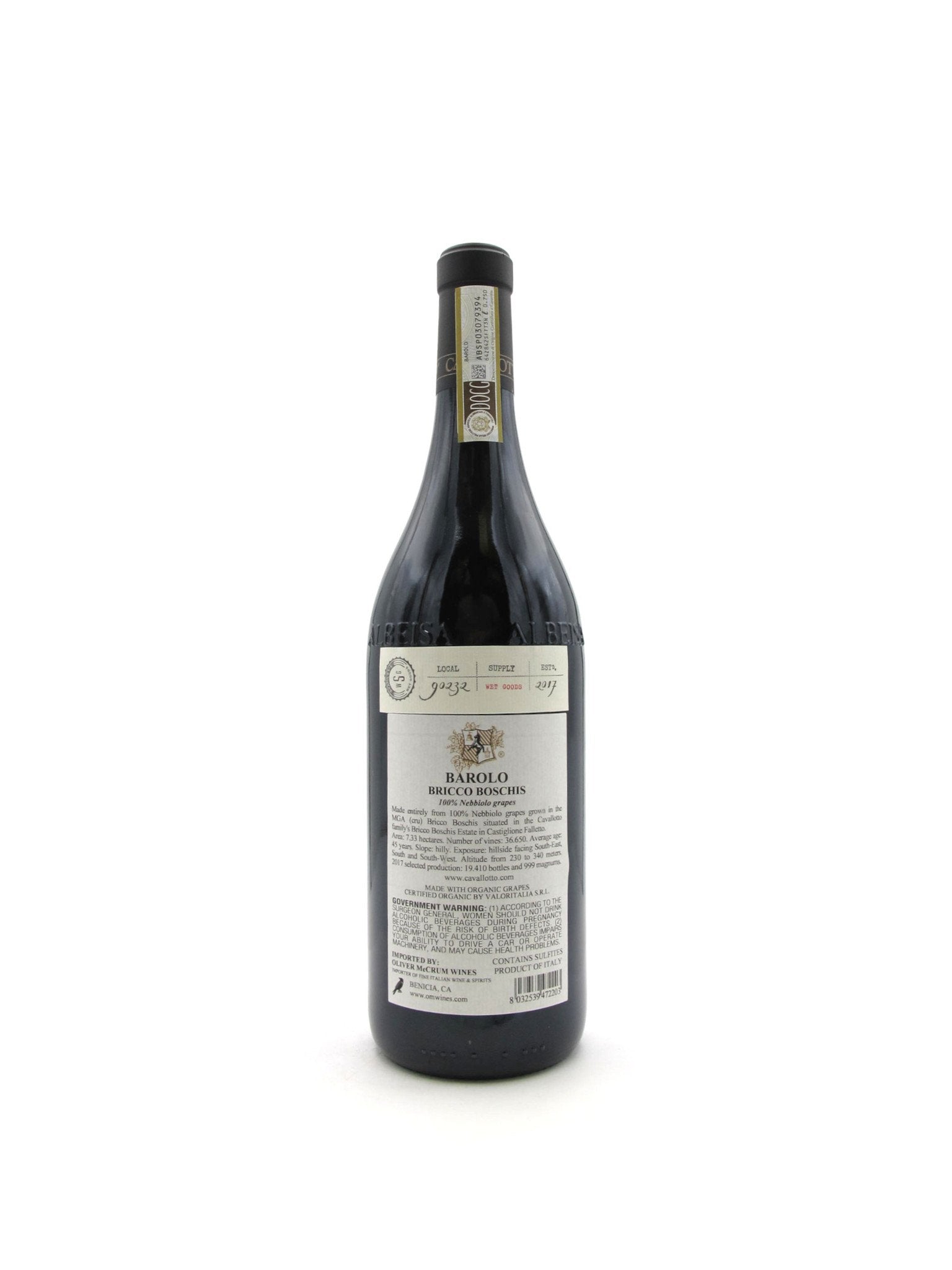 Cavallotto Barolo Bricco Boschis 2017