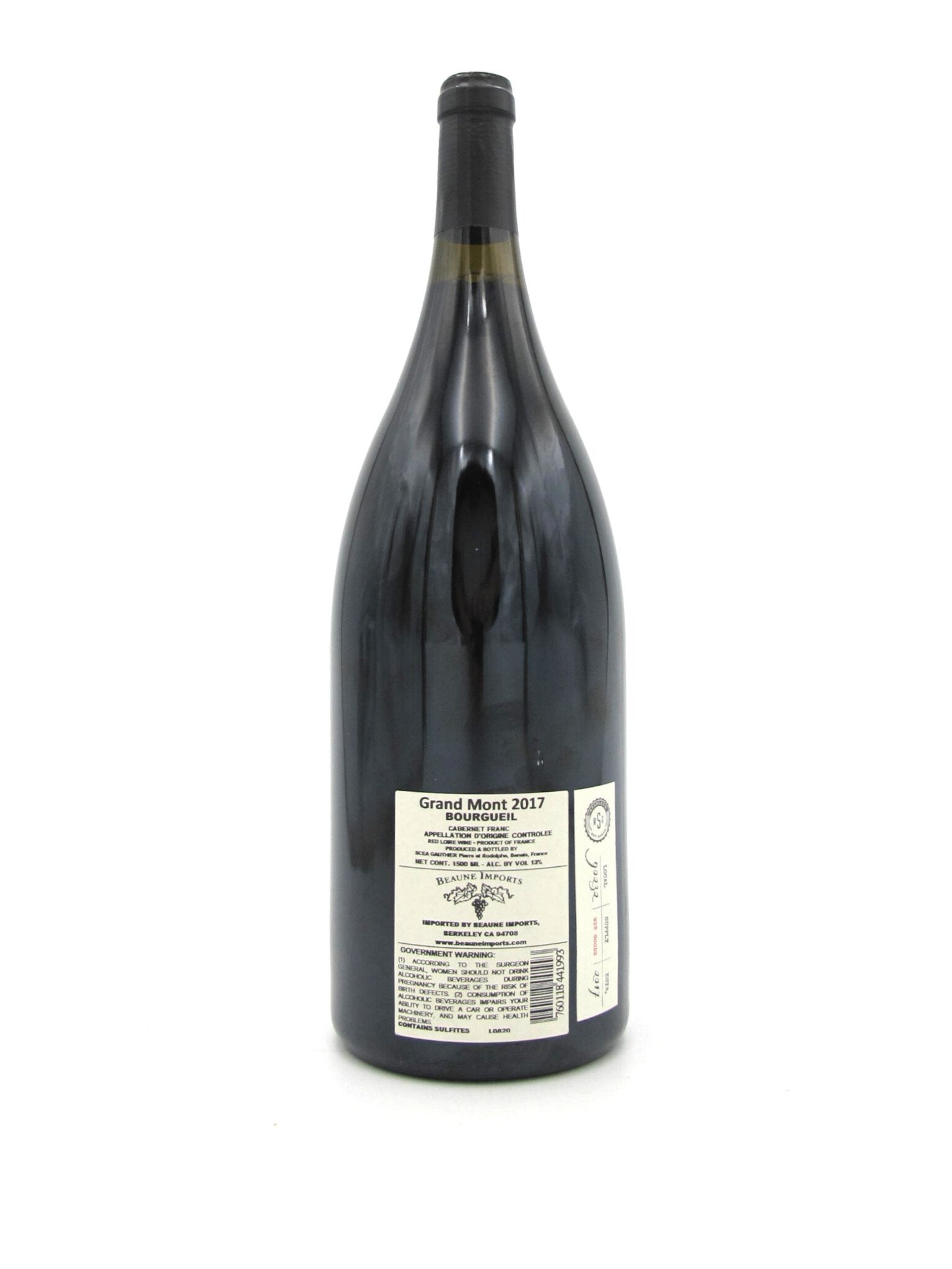 2017 Domaine du Bel Air 'Grand Mont' Bourgueil 1500mL