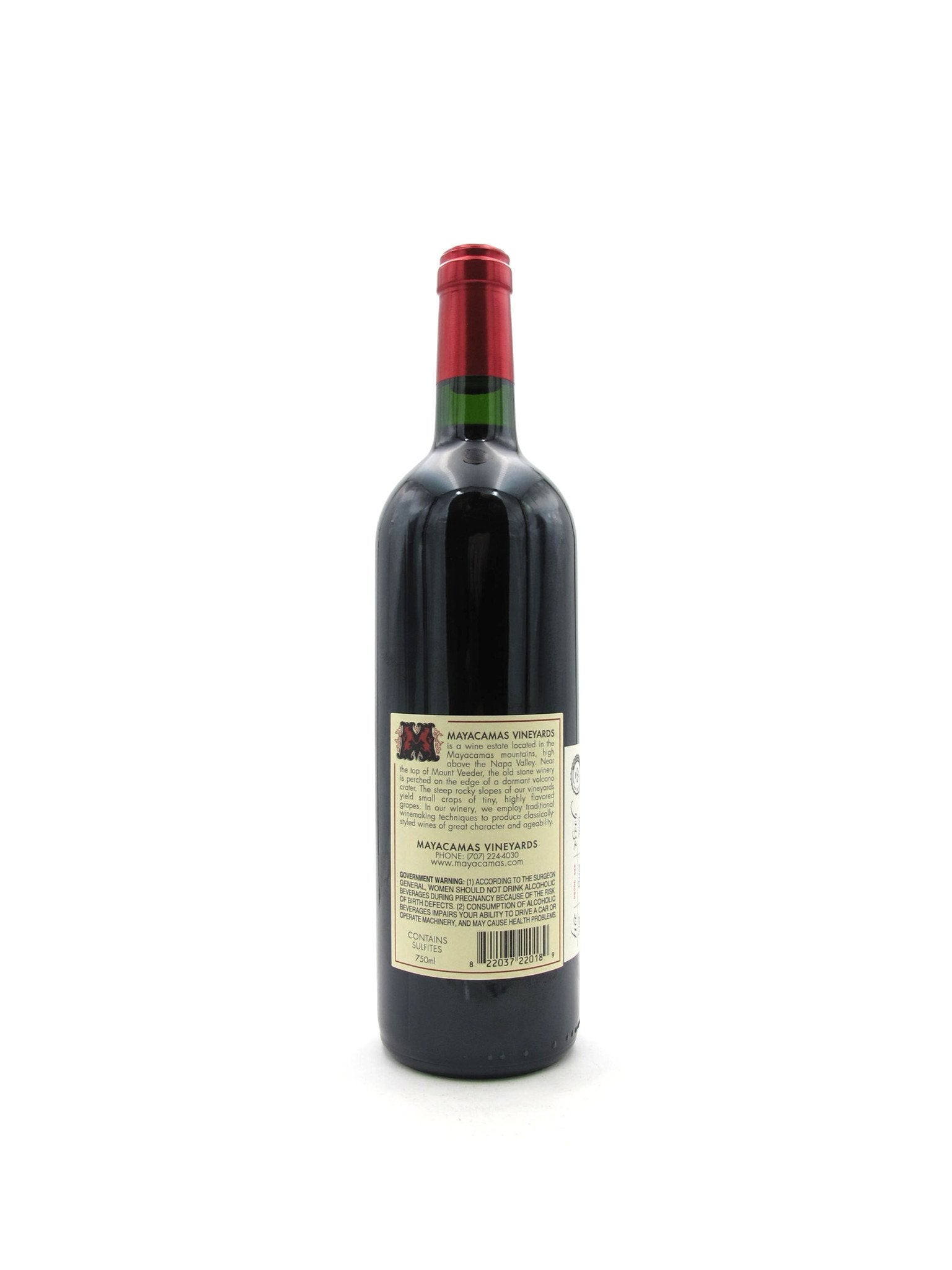 2019 Mayacamas Vineyards Mt. Veeder Napa Valley Cabernet Sauvignon 750ml
