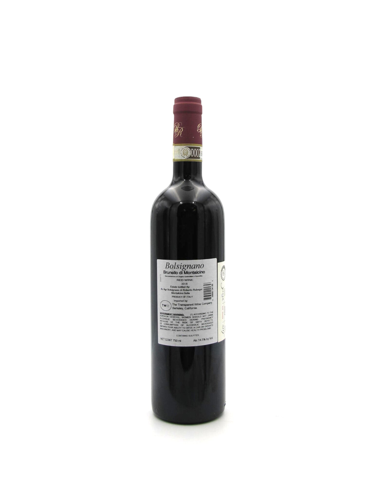 2019 Sara & Roberto Rubegni Bolsignano Brunello di Montalcino 750ml