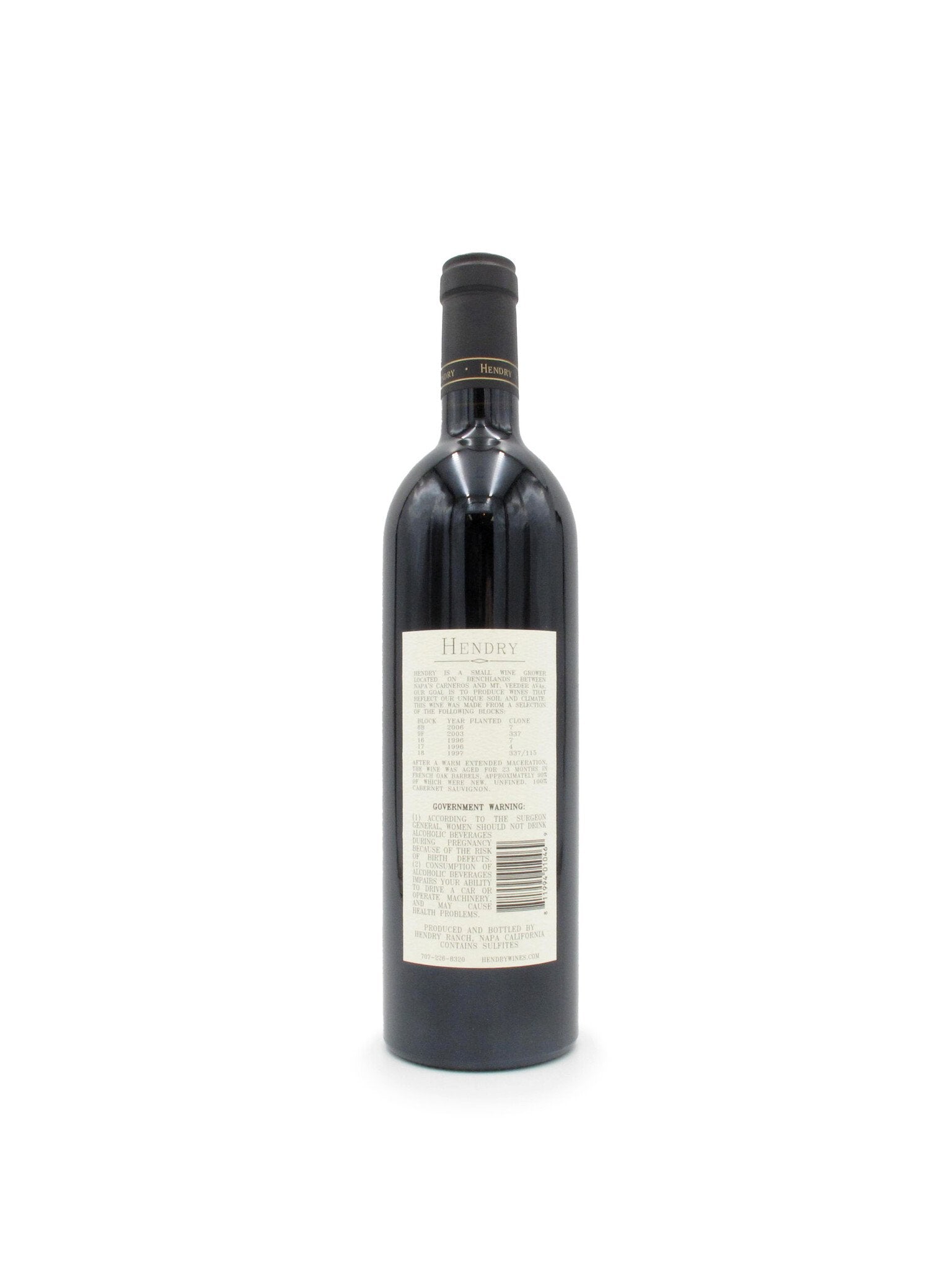 2021 Hendry Cabernet Sauvignon Hendry Vineyard 750mL